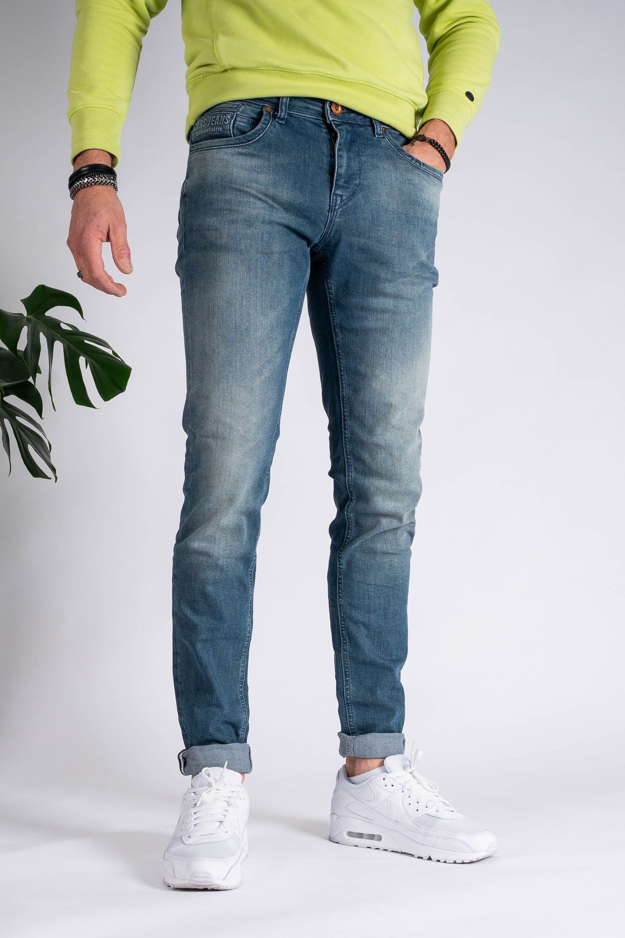 Cars jeans Blast Slim fit Lion Blue Midden Denim 00081511-E4