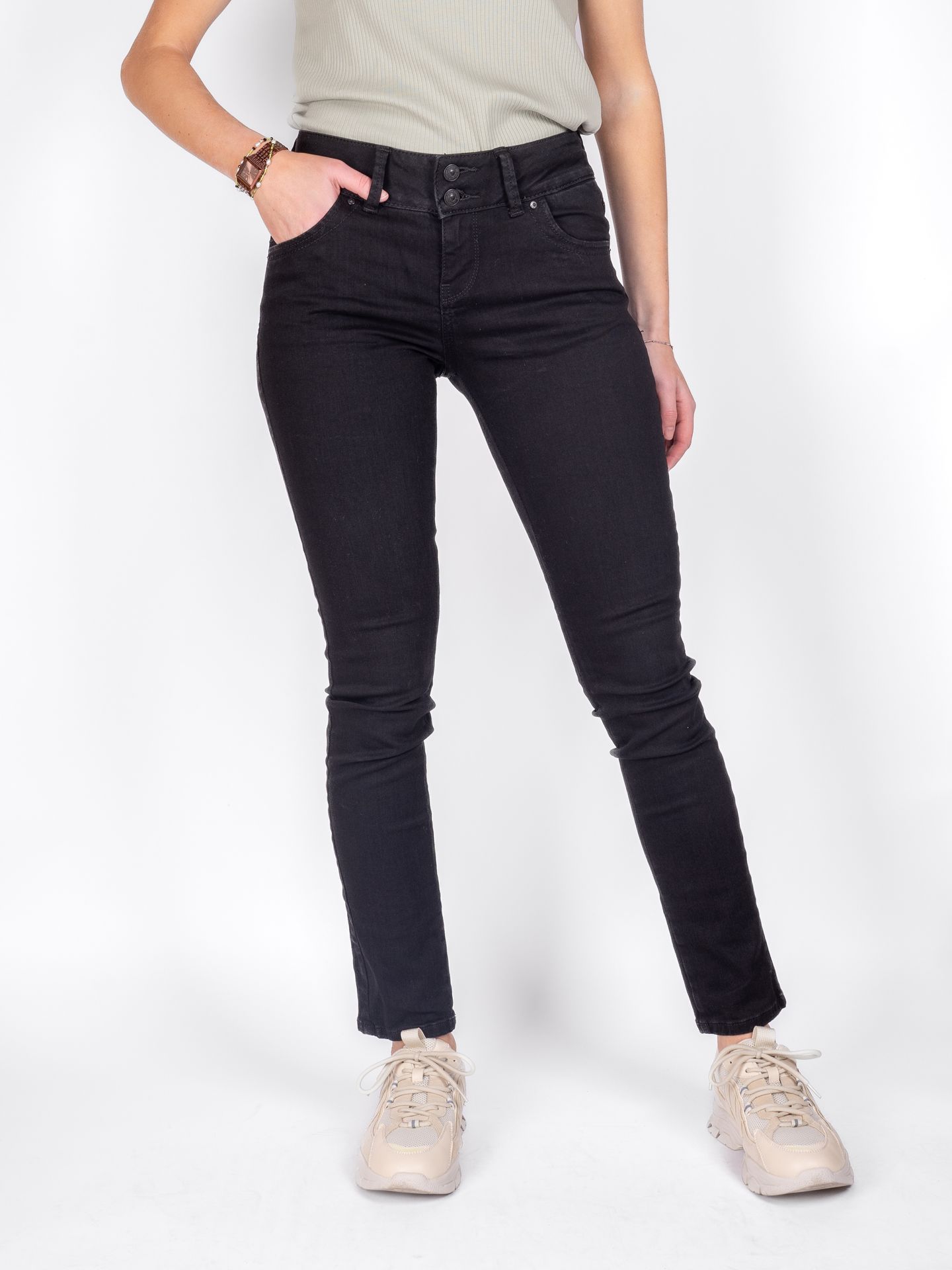 Ltb jeans Molly Hw Black to Black 4796 Zwart 00086040-Z1