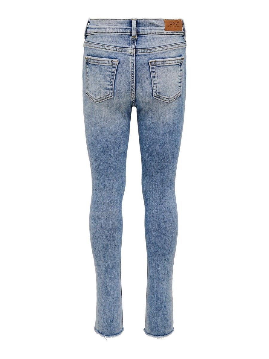 Kids Only KONBLUSH SKINNY RAW JNS LIGHT BLUE - Light Blue De Light Blue Denim 2900125021035