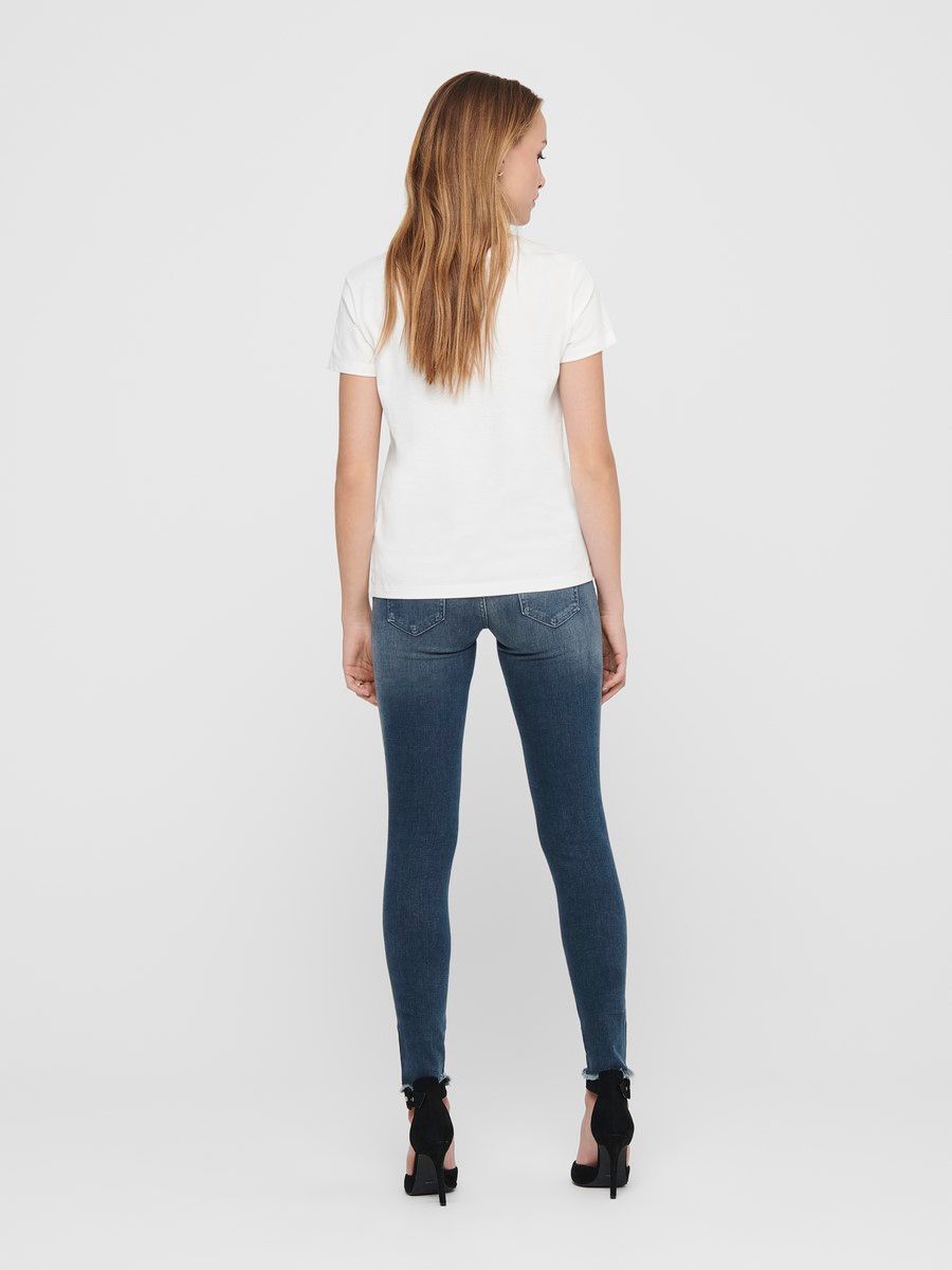 Only ONLBLUSH LIFE MID SK ANK  RW REA422 - Special Blue Special Blue Grey Denim 2900125078060