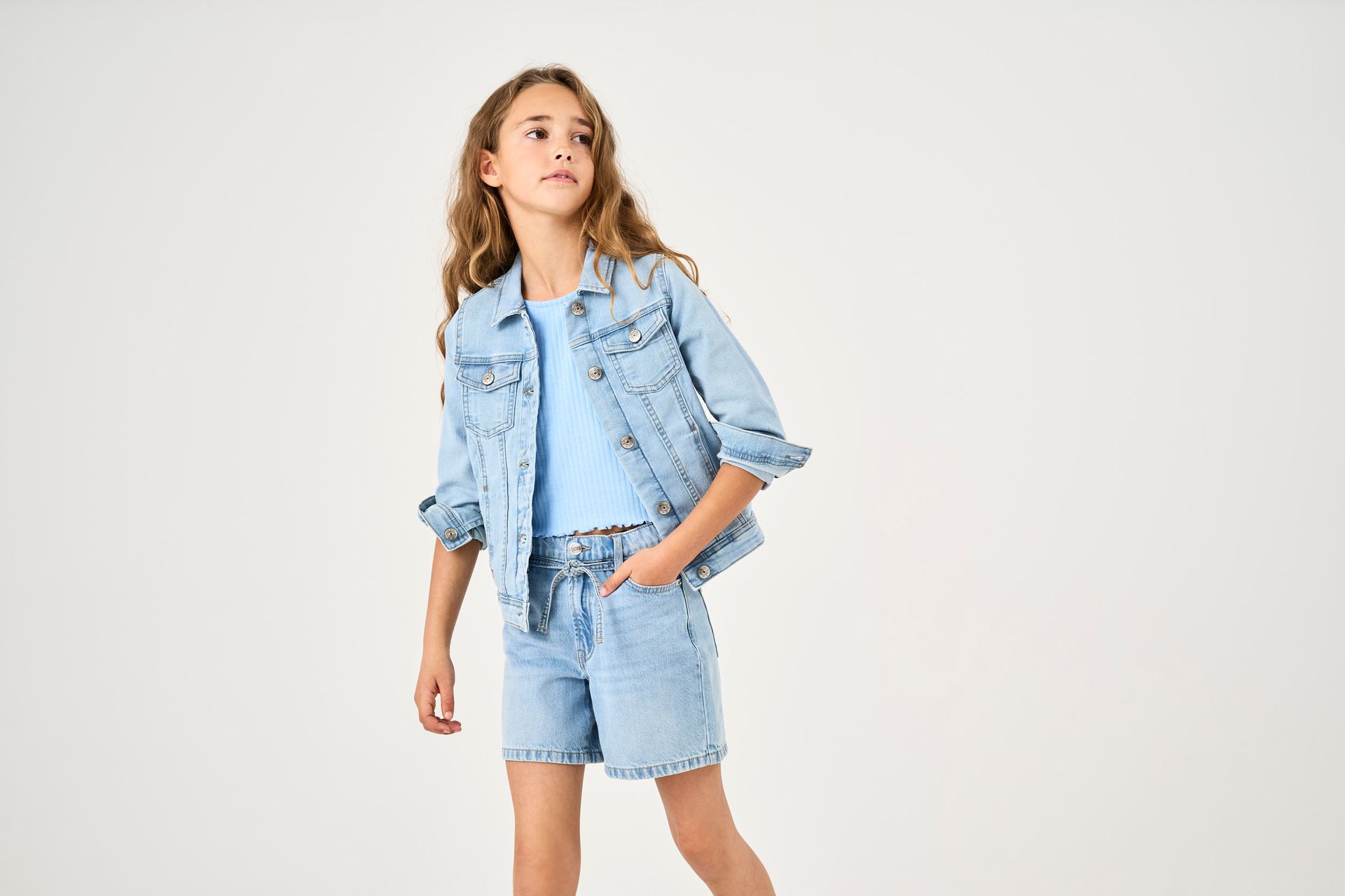 Kids Only KONSARA LIGHT BLUE DNM JACKET NOOS - Light Blue De Light Blue Denim 2900125130010