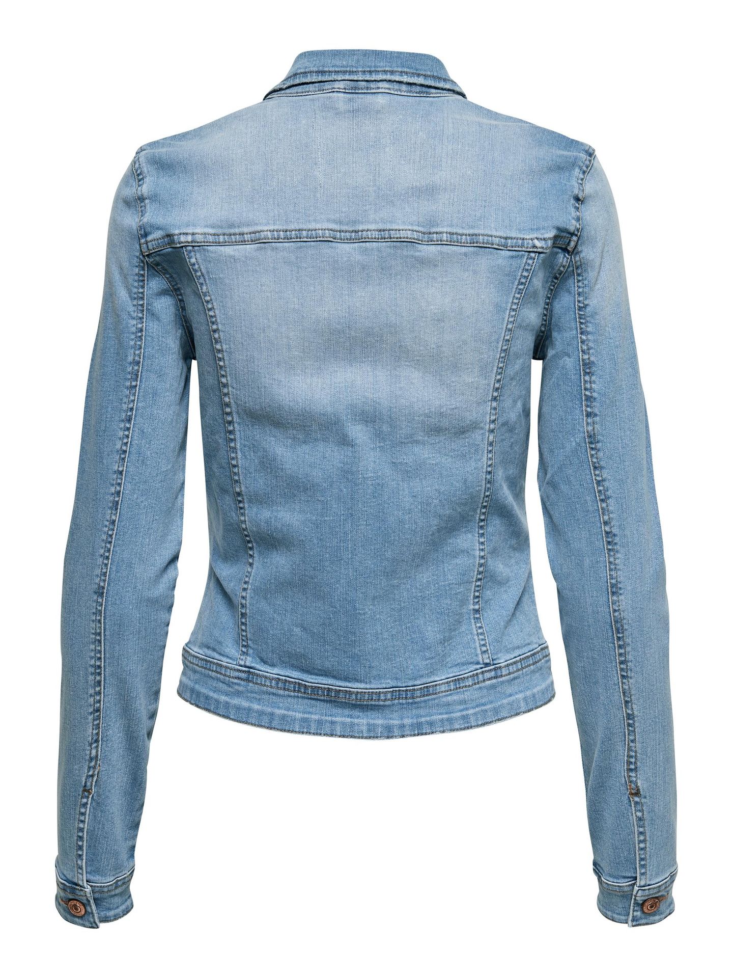 Only ONLTIA LIFE DNM JACKET BB LB BEX179 - Light Blue D Light Blue Denim 2900125271027