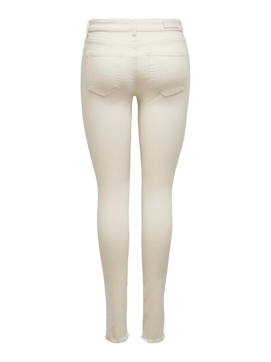 Only ONLBLUSH LIFE MID SK AK  RW  DOT019 - Ecru Ecru 2900125277029