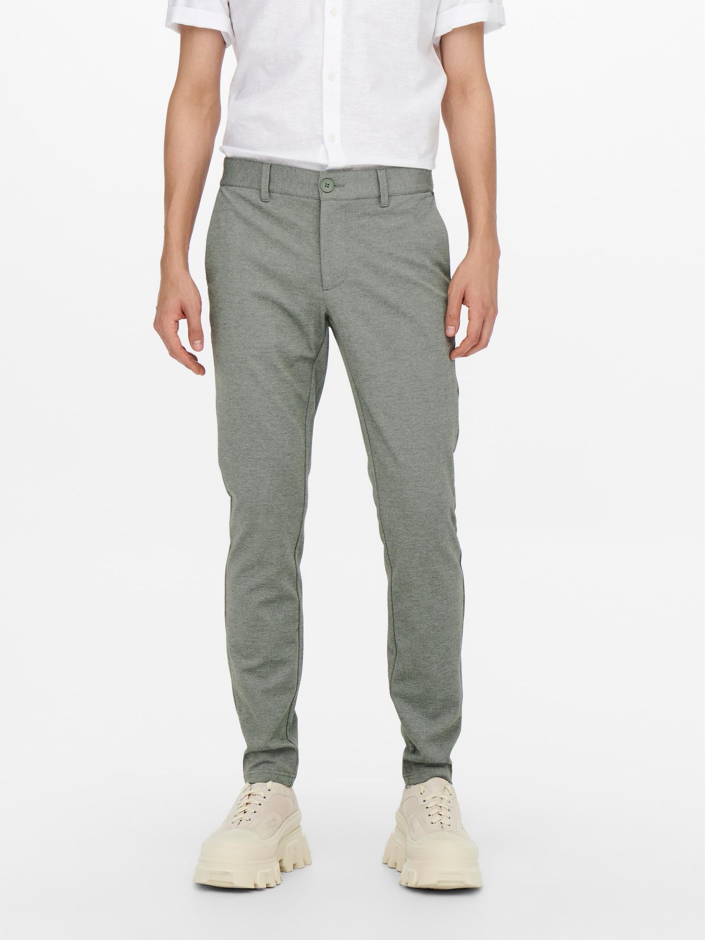 Only & Sons ONSMARK TAP PANT MELANGE GD 5833 NO - Olive Night Olive Night 00092734-EKA26011400000239