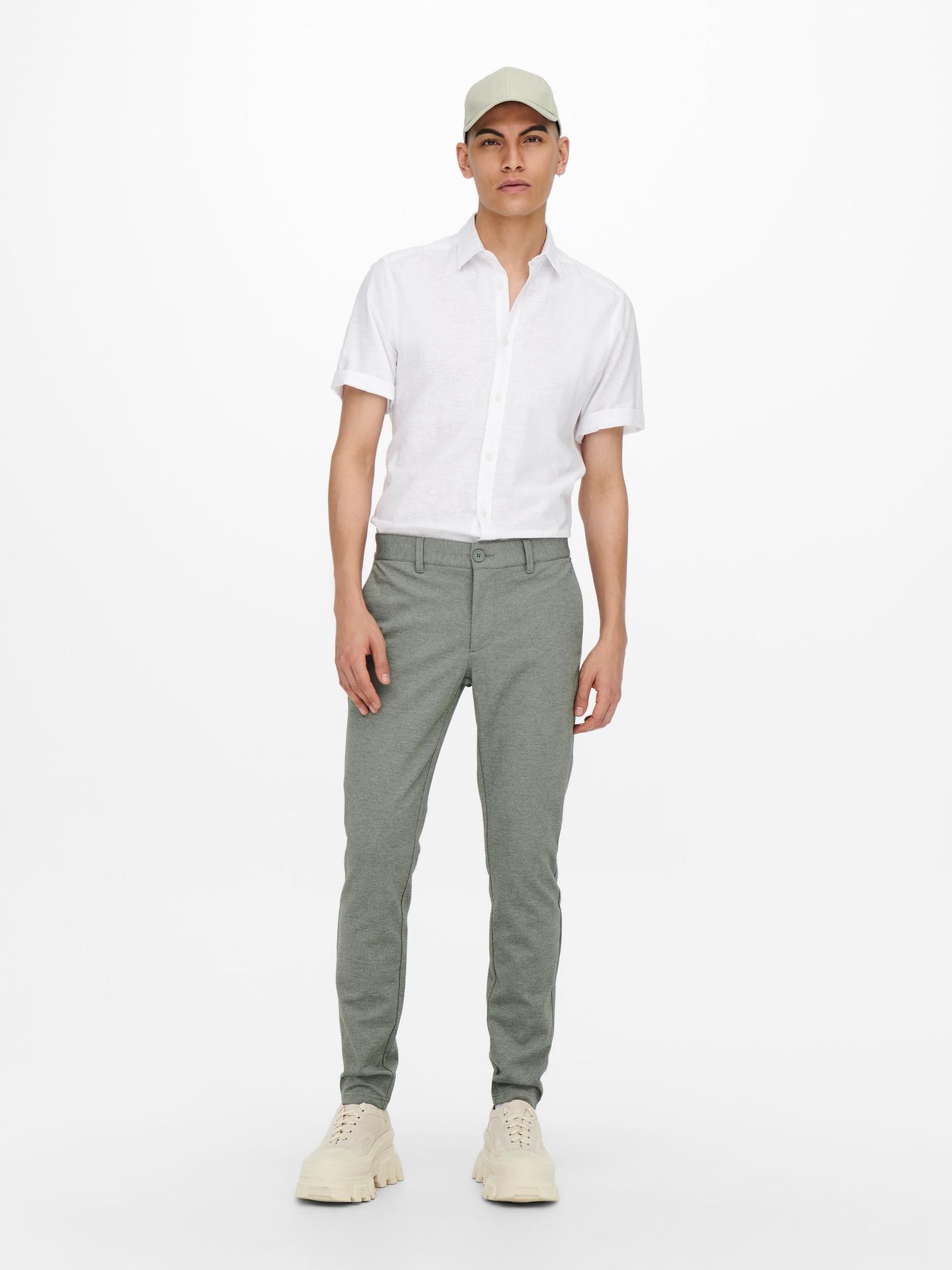 Only & Sons ONSMARK TAP PANT MELANGE GD 5833 NO - Olive Night Olive Night 2900125382099 Only & Sons ONSMARK TAP PANT MELANGE GD 5833 NO - Olive Night Olive Night 2900125382099