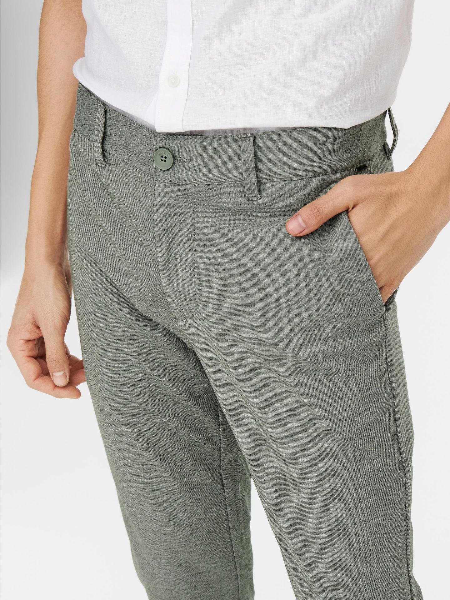 Only & Sons ONSMARK TAP PANT MELANGE GD 5833 NO - Olive Night Olive Night 2900125382099 Only & Sons ONSMARK TAP PANT MELANGE GD 5833 NO - Olive Night Olive Night 2900125382099