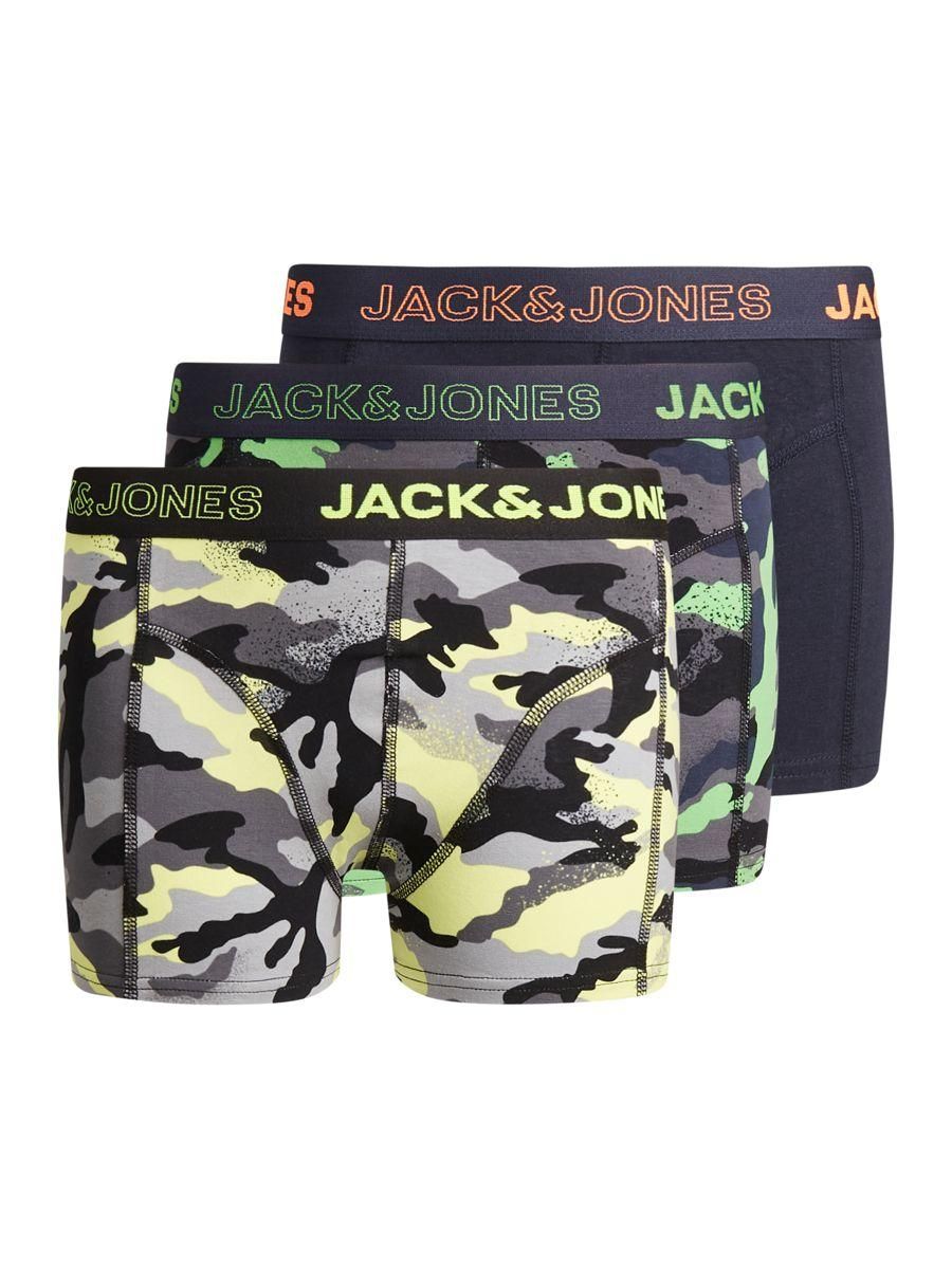 Jack & Jones JACCHARLES TRUNKS 3 PACK JR - Andean Toucan/Safety Andean Toucan/Safety Yellow-Navy So 00092876-EKA26011400000301