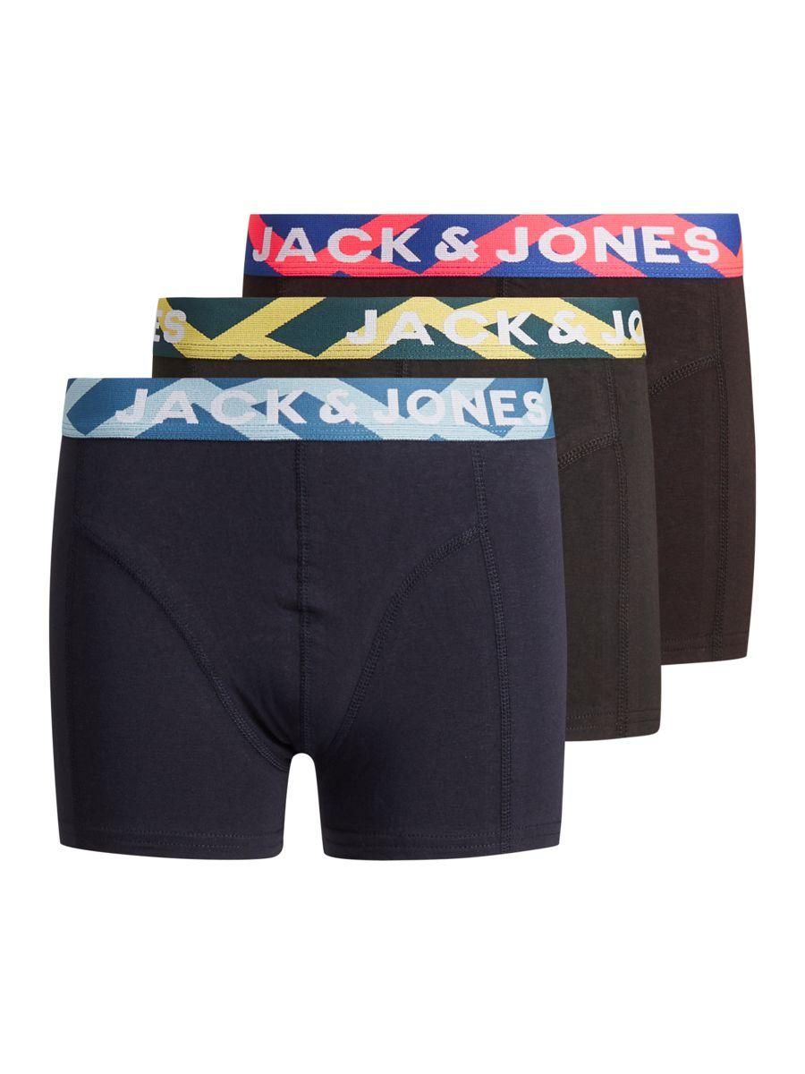 Jack & Jones JACGEORGE TRUNKS 3 PACK JR - Maize/Diva Pink-Balti Maize/Diva Pink-Baltic Sea 00092877-EKA26011400000302