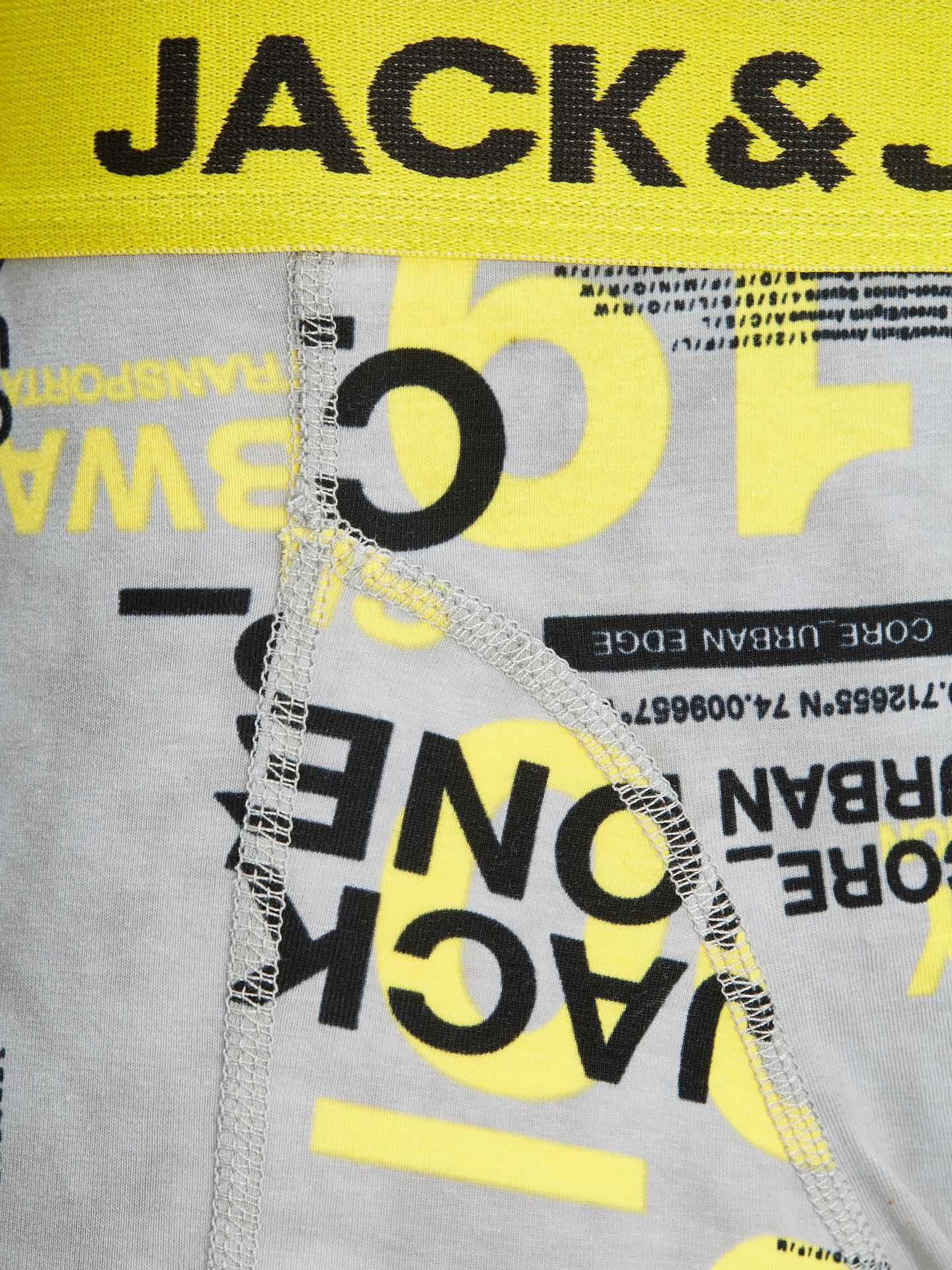 Jack & Jones JACLEWIS TRUNKS 3 PACK JR - Maize/Solid DGM-Navy B Maize/Solid DGM-Navy Blazer 2900125526059