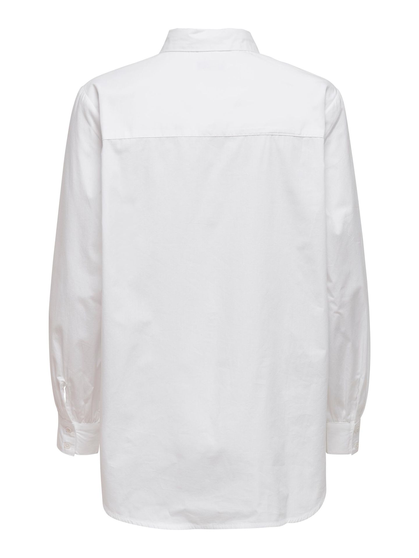 Only ONLNORA NEW  L/S SHIRT WVN NOOS - White White 2900125584028
