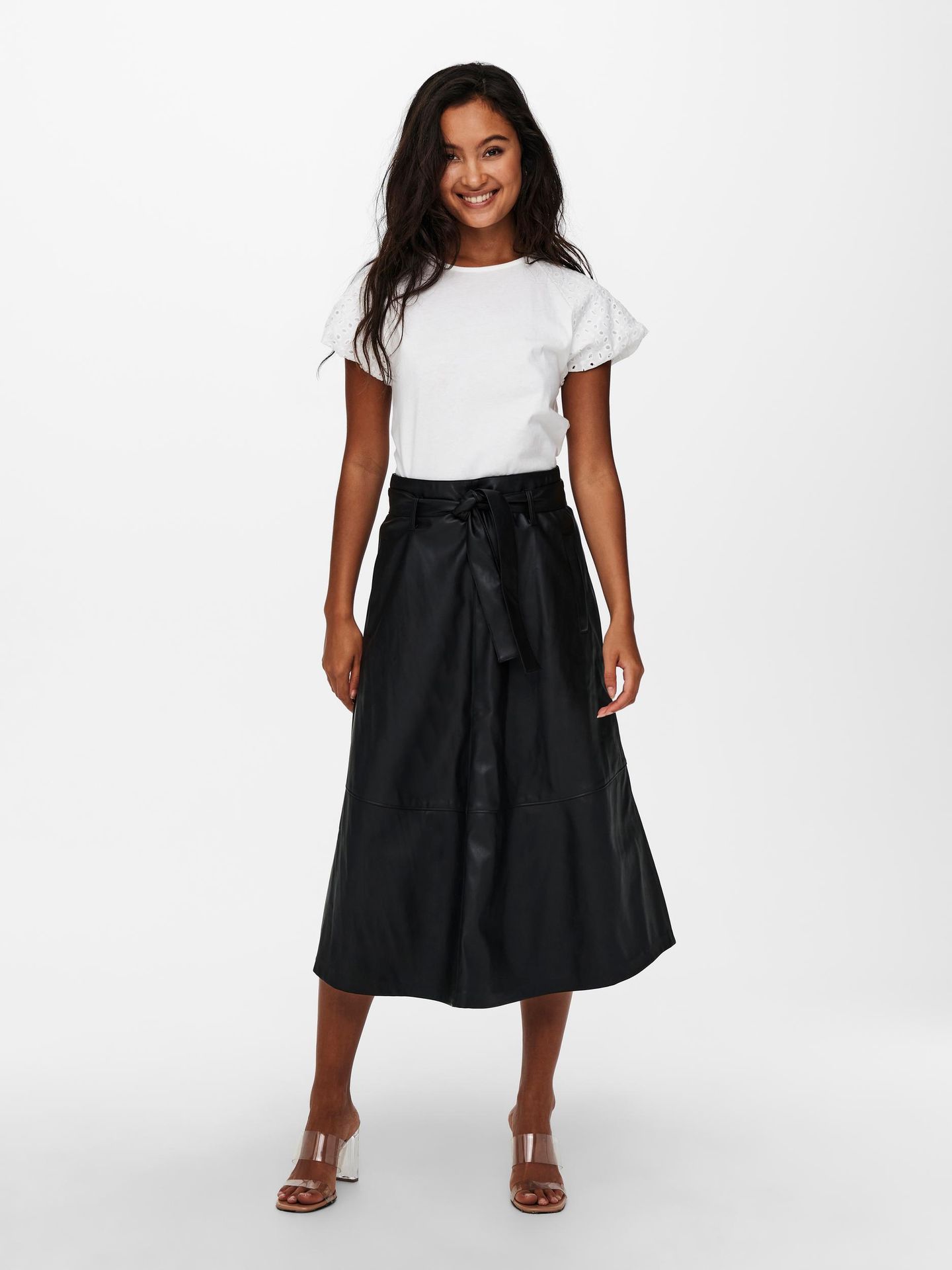 Only ONLRIZZA LIFE S/S MIX TOP JRS - Cloud Dancer Cloud Dancer 2900125725049