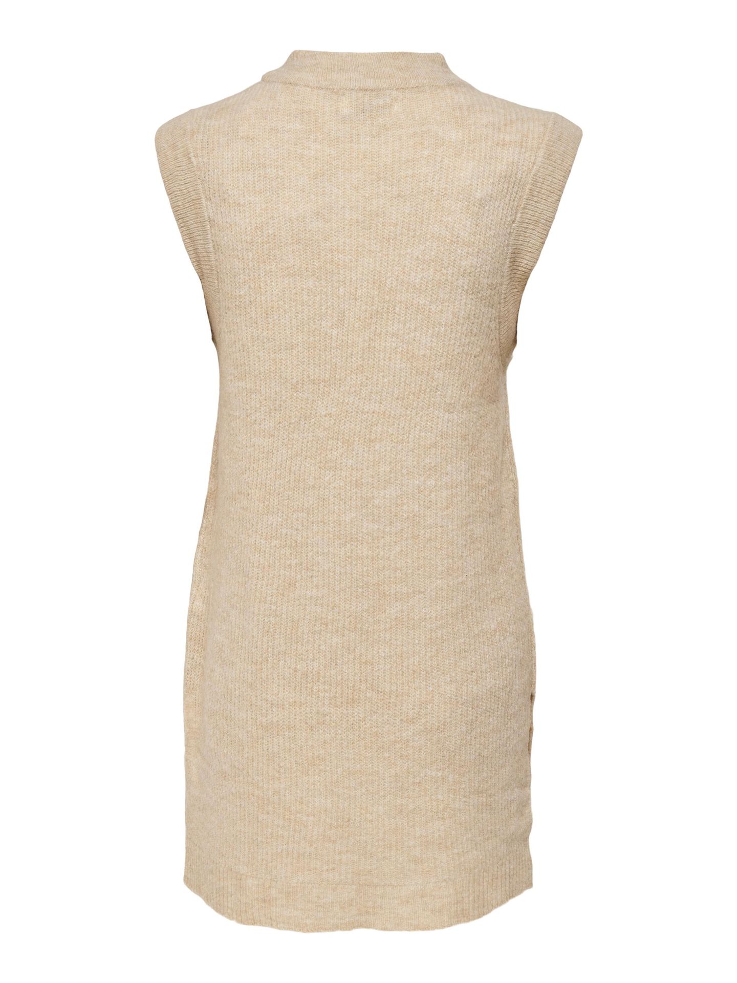 Only ONLKARINNA LONG VEST KNT - Pumice Stone/W. MELANGE Pumice Stone/Melange 2900125829044