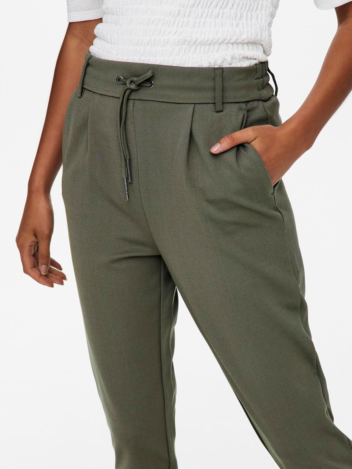 Only ONLPOPTRASH LIFE EASY COL PANT PNT - Bungee Cord ( Bungee Cord 2900125857139