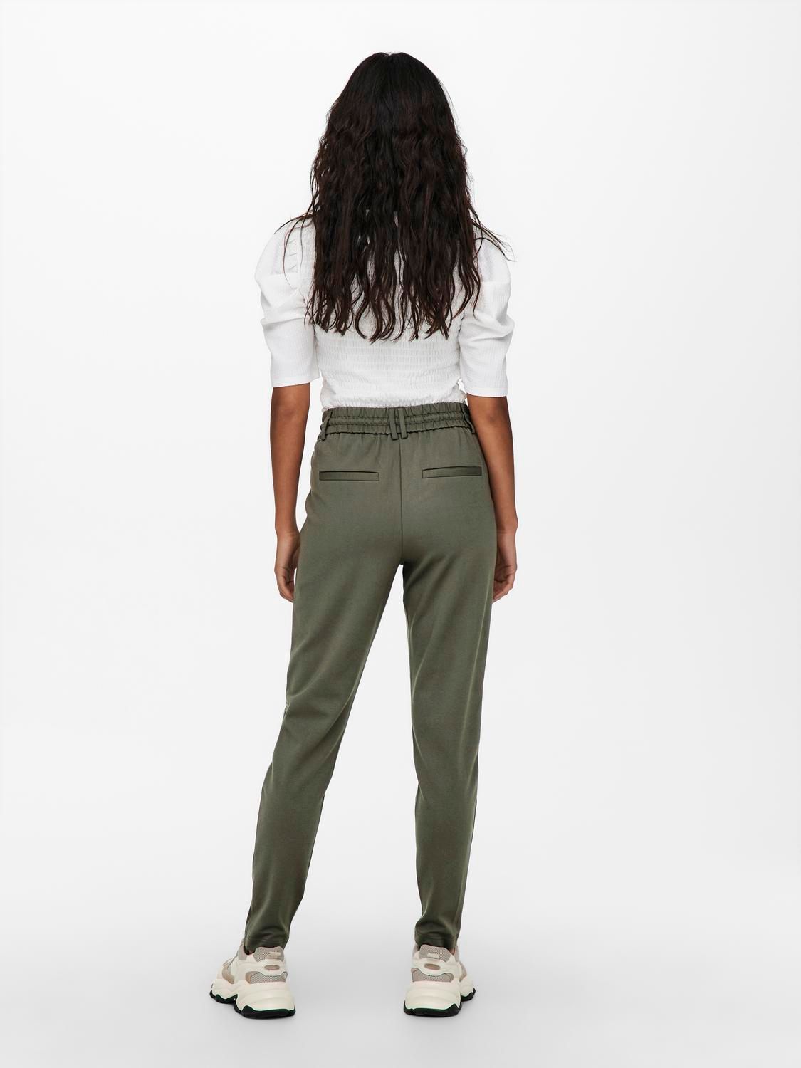 Only ONLPOPTRASH LIFE EASY COL PANT PNT - Bungee Cord ( Bungee Cord 2900125857139