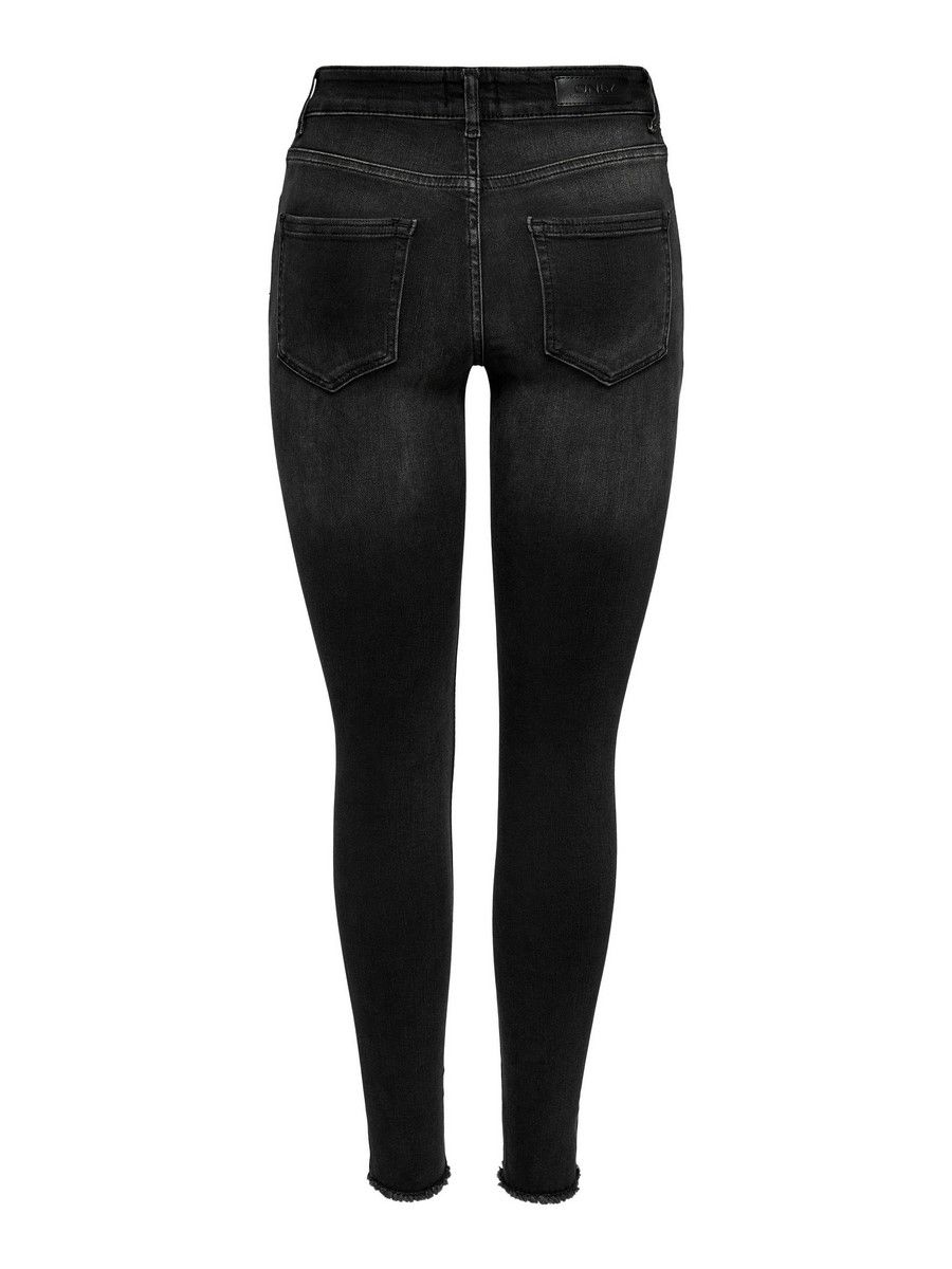 Only ONLBLUSH LIFE MID ANK RAW REA1099 N - Black Denim Black Denim 2900125885033 Only ONLBLUSH LIFE MID ANK RAW REA1099 N - Black Denim Black Denim 2900125885033