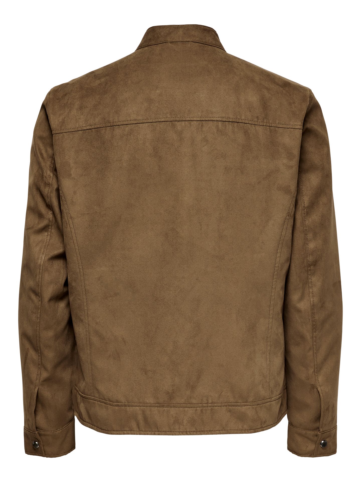 Only & Sons ONSWILLOW FAKE SUEDE JACKET OTW NOO - Cognac Cognac 2900125963021