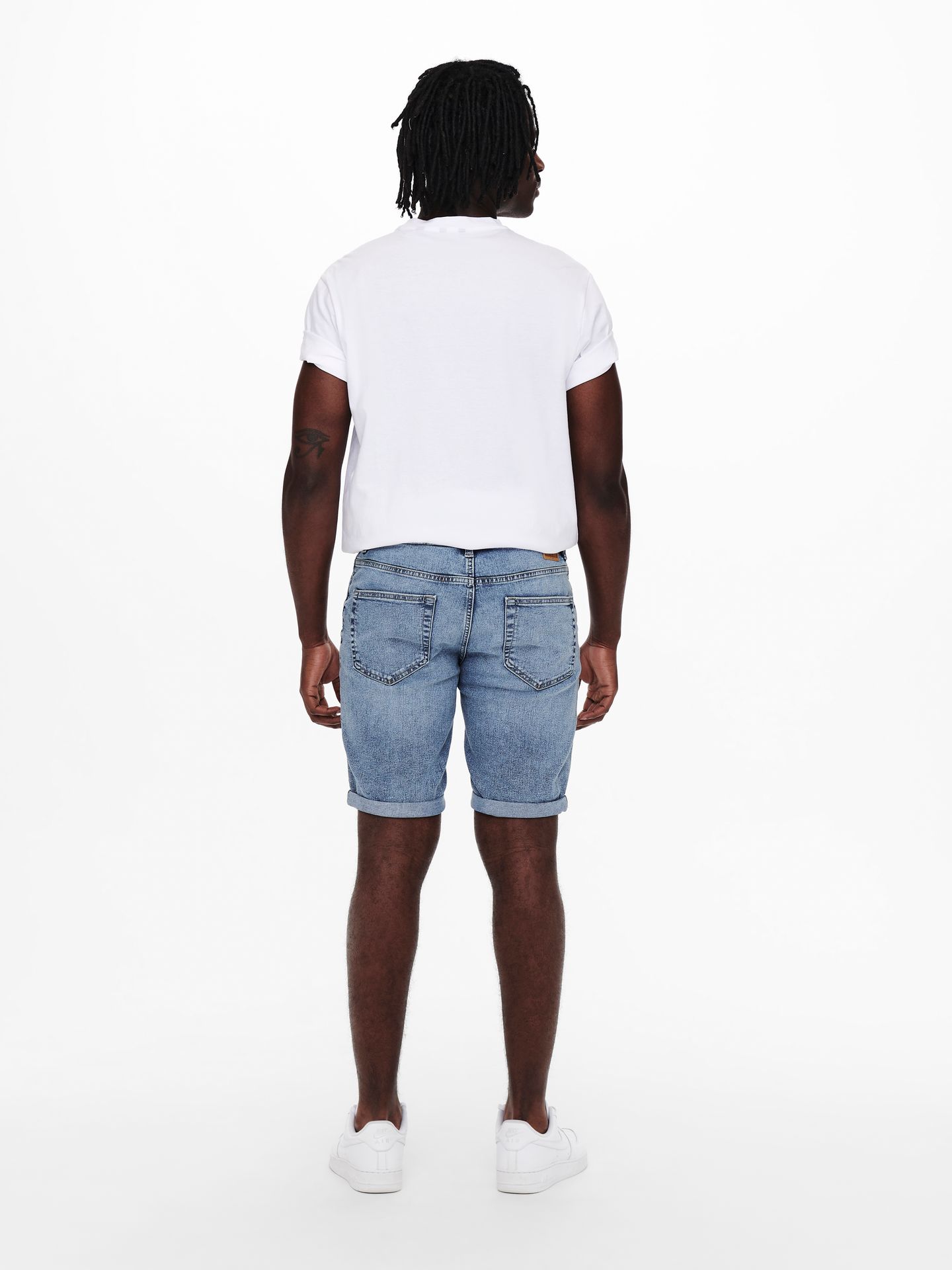 Only & Sons ONSPLY LIFE BLUE SHORTS PK 9567 NOO - Blue Denim Blue Denim 2900126140025