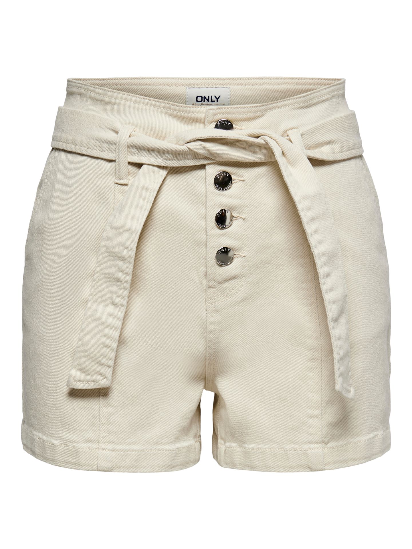 Only ONLCARRA LIFE HW BELT SHORTS PNT - Whitecap Gray Whitecap Gray 00093535-EKA26011400000539