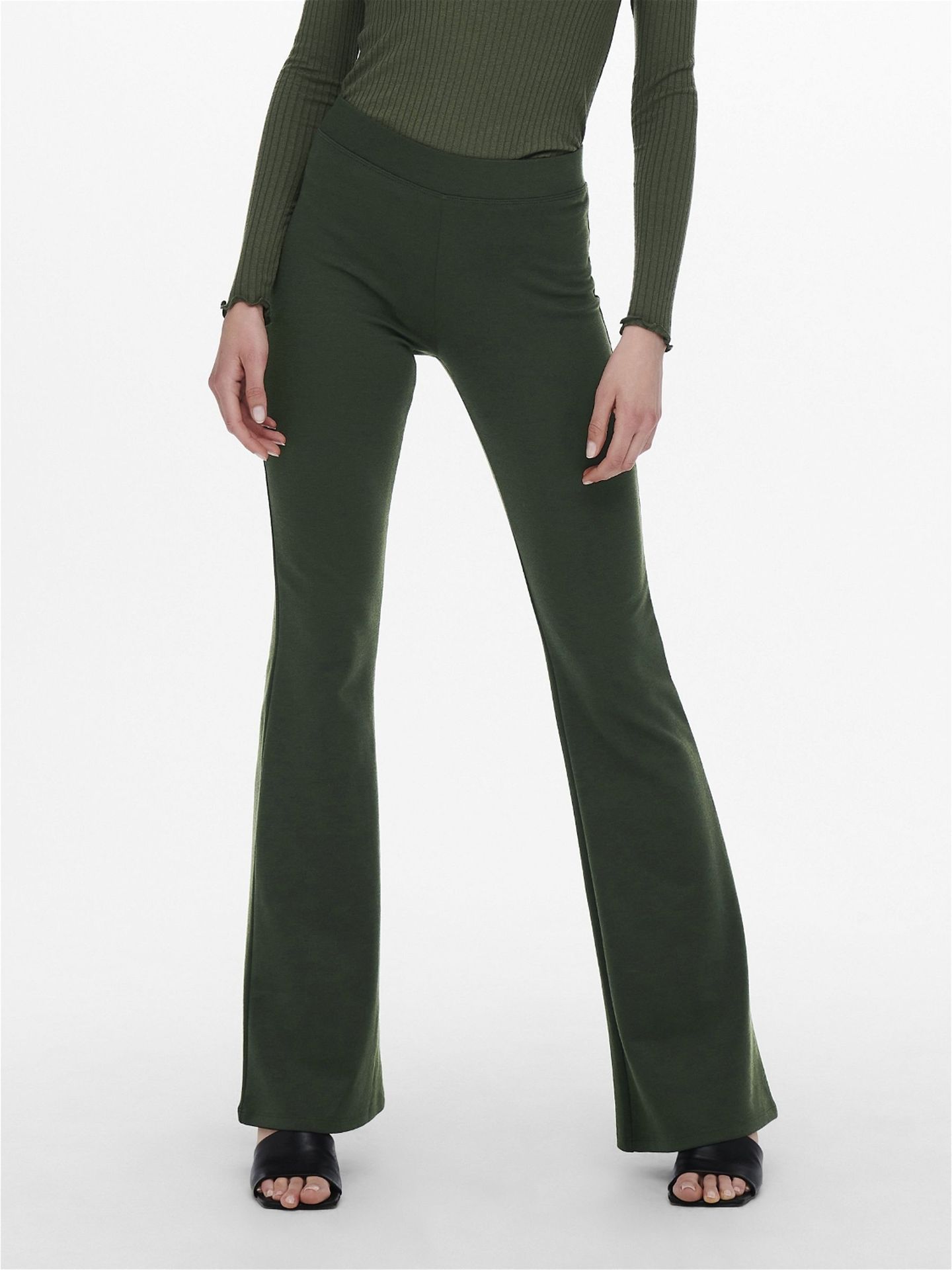 Only ONLFEVER STRETCH FLAIRED PANTS JRS - Rosin Rosin 2900126328058