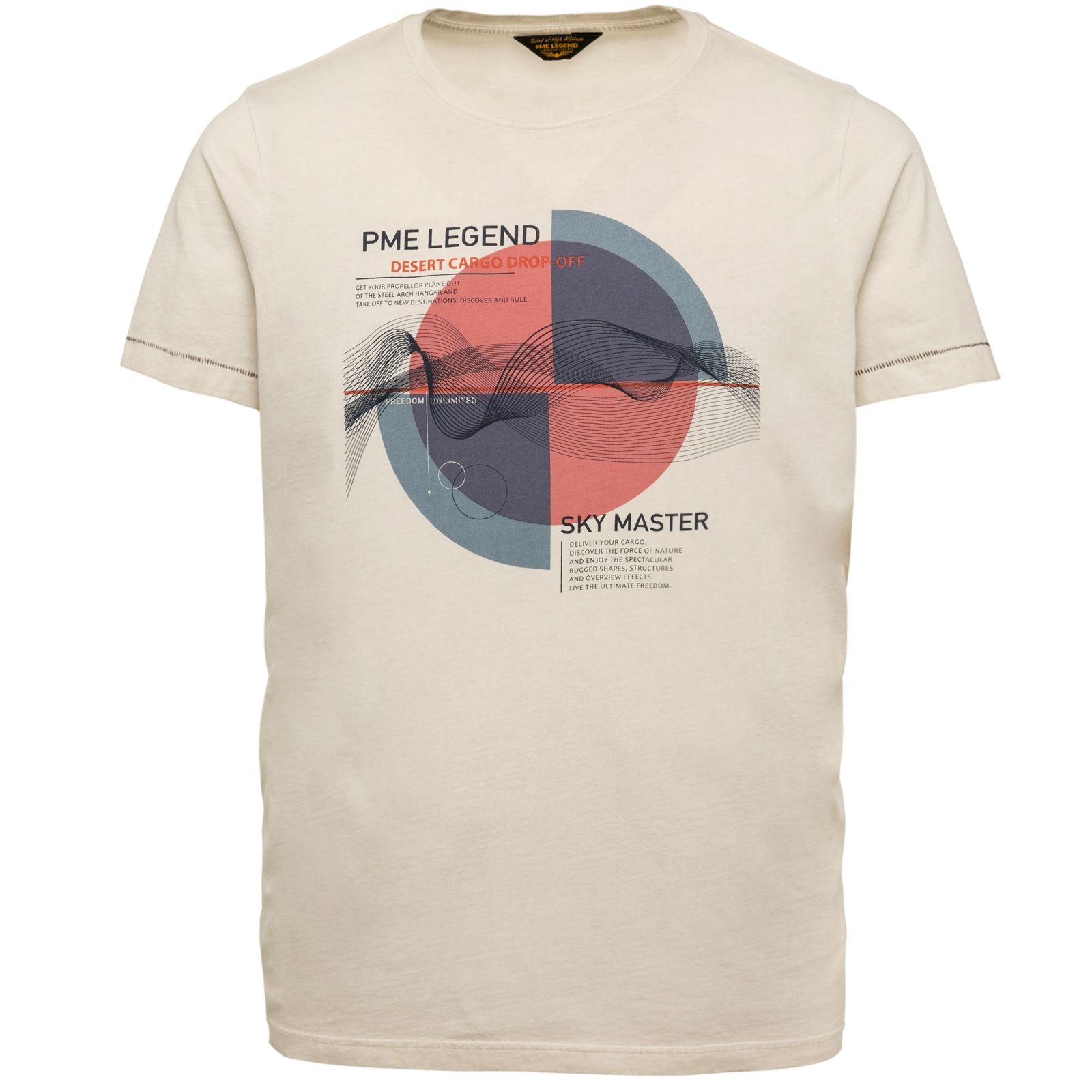 Pme Legend Short sleeve r-neck single jersey - Moonstruck Moonstruck 00094115-9017