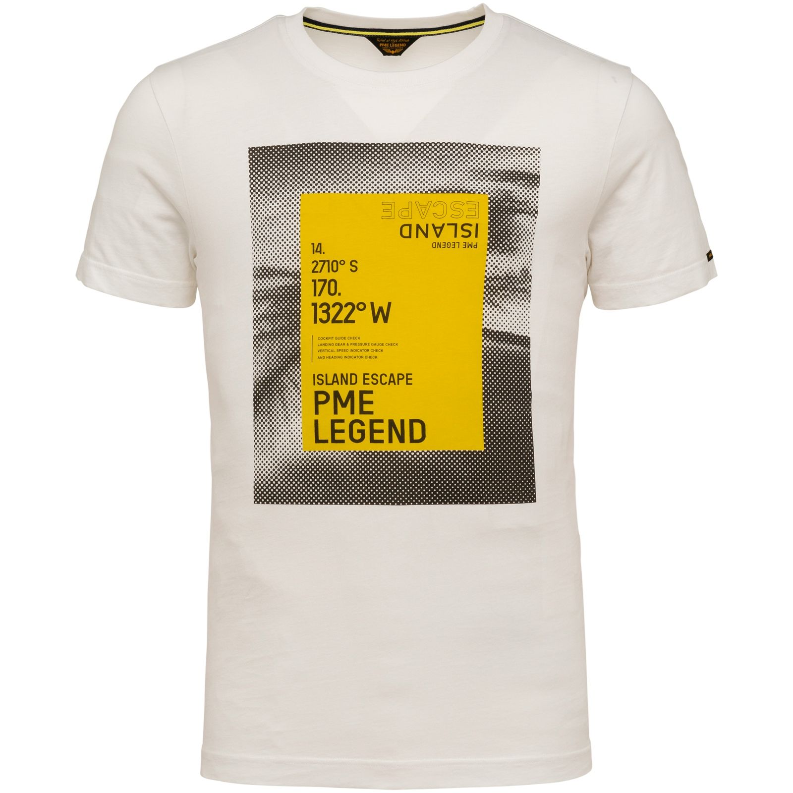 Pme Legend Short sleeve r-neck single jersey - Bright White Bright White 2900126829043
