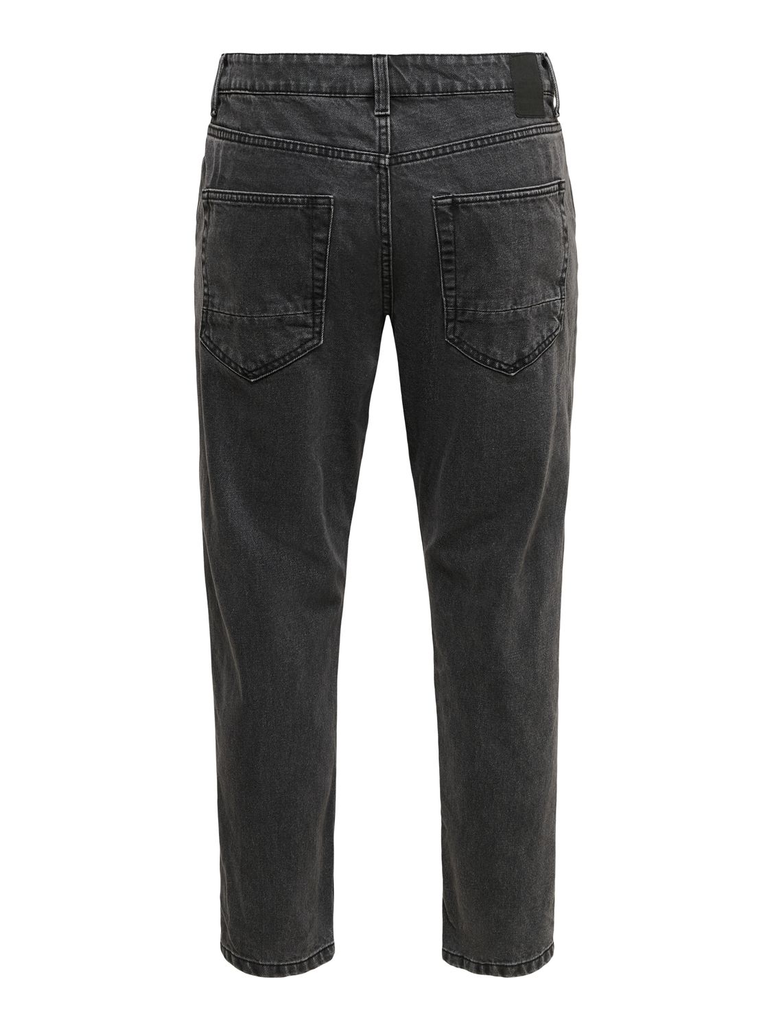 Only & Sons ONSAVI BEAM LIFE CROP BLACK PK 0314 - Black Denim Black Denim 00094384-EKA26011400000586