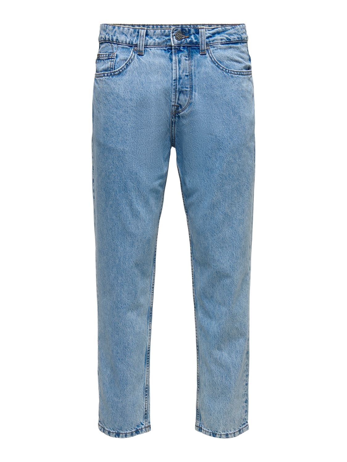 Only & Sons ONSAVI BEAM LIFE CROP BLUE PK 0313 - Blue Denim Blue Denim 00094385-EKA26011400000394