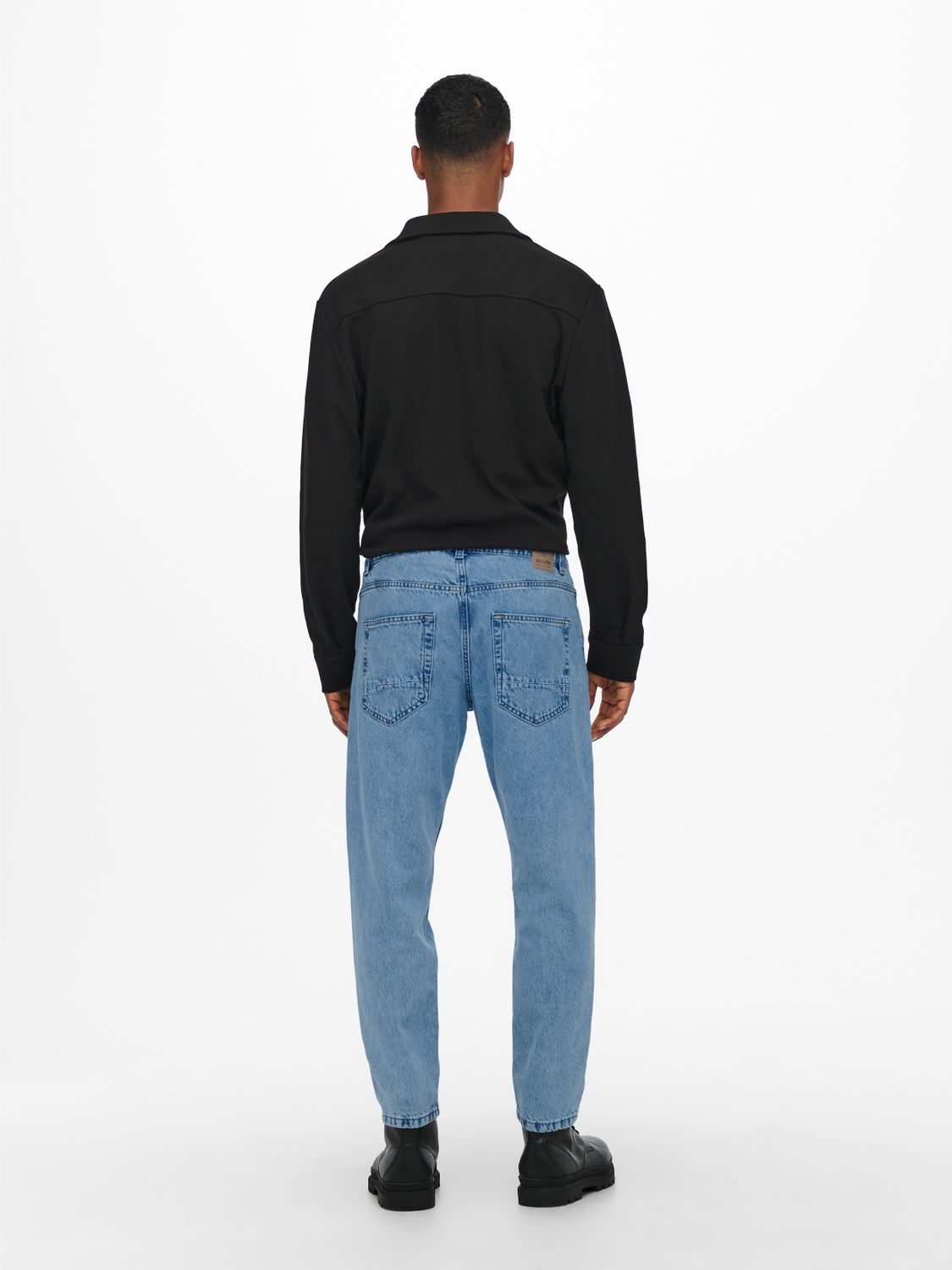 Only & Sons ONSAVI BEAM LIFE CROP BLUE PK 0313 - Blue Denim Blue Denim 2900127040133
