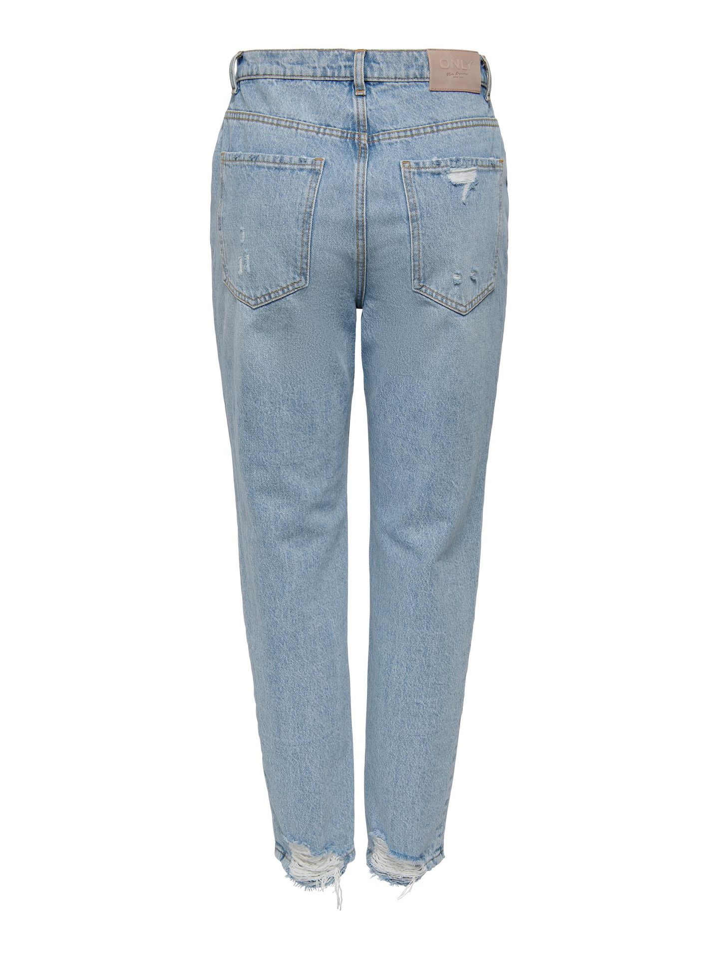 Only ONLJANET LIFE REG BOYFRIEND ANK JNS - Light Blue D Light Blue Denim 2900127081105