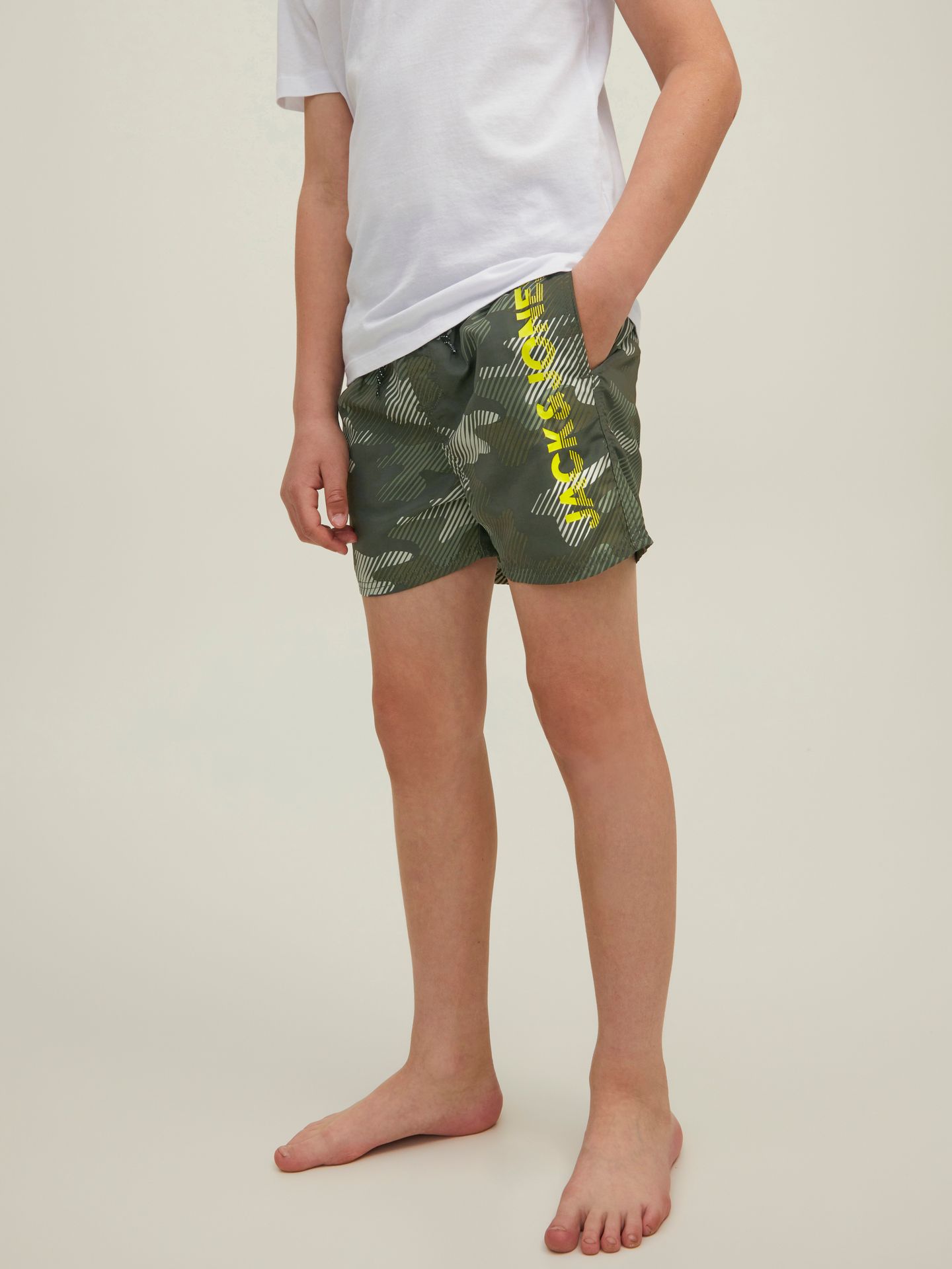 Jack & Jones JPSTCRETE JJSWIM AKM CAMO LOGO SN J - Forest Night Forest Night 00094850-EKA26011400000440