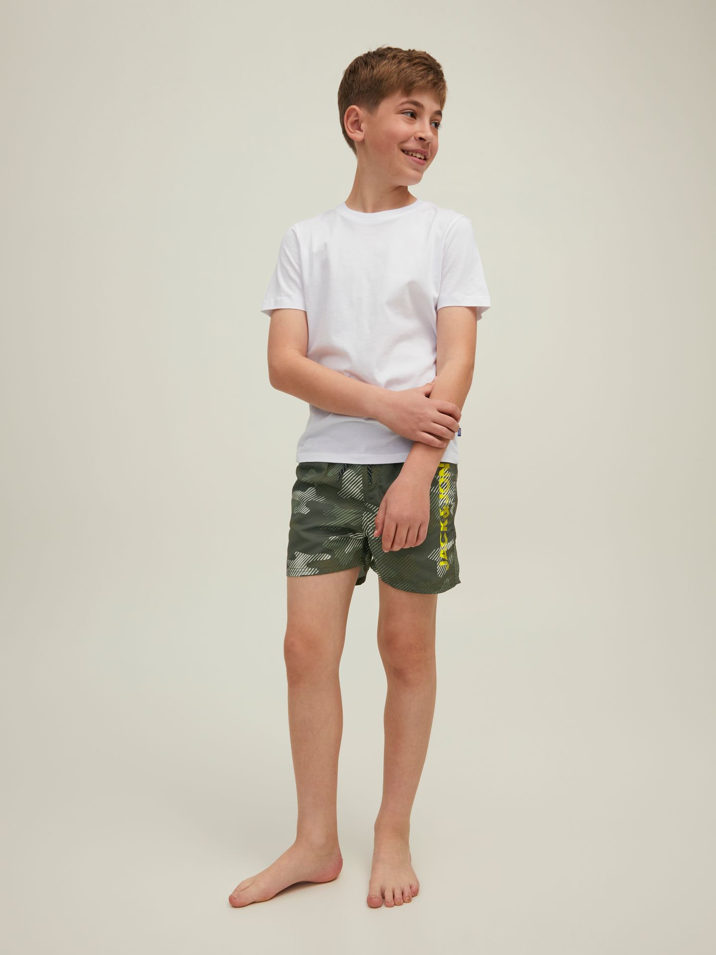 Jack & Jones JPSTCRETE JJSWIM AKM CAMO LOGO SN J - Forest Night Forest Night 2900127536049
