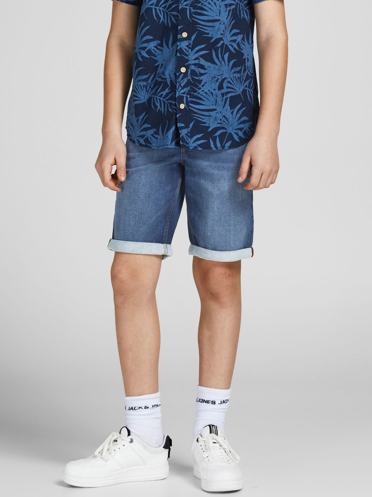Jack & Jones JJIRICK JJICON SHORTS GE 835 I.K SN - Blue Denim Blue Denim 00094860-EKA26011400000094