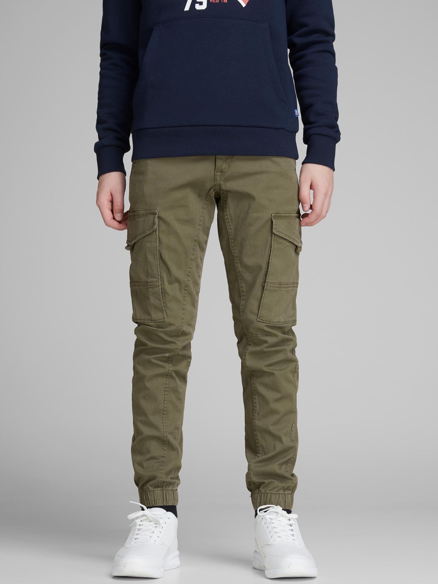 Jack & Jones JJIPAUL JJFLAKE AKM 542 OLIVE N NOO - Olive Night Olive Night 2900127554050
