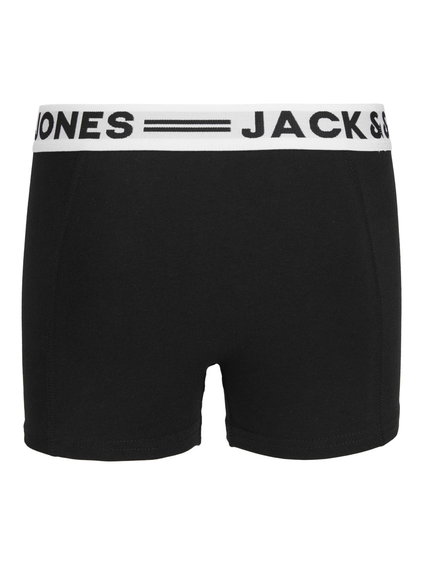 Jack & Jones SENSE TRUNKS 3-PACK NOOS JNR - Black/Black & Black Black/LOOSE 00095275-EKA26011400000260