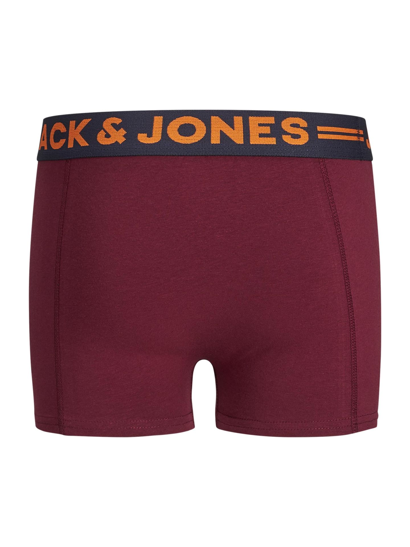 Jack & Jones JACLICHFIELD TRUNKS 3 PACK NOOS JNR - Dark Grey Me Dark Grey Melange/STRUCTURE 2900128024040