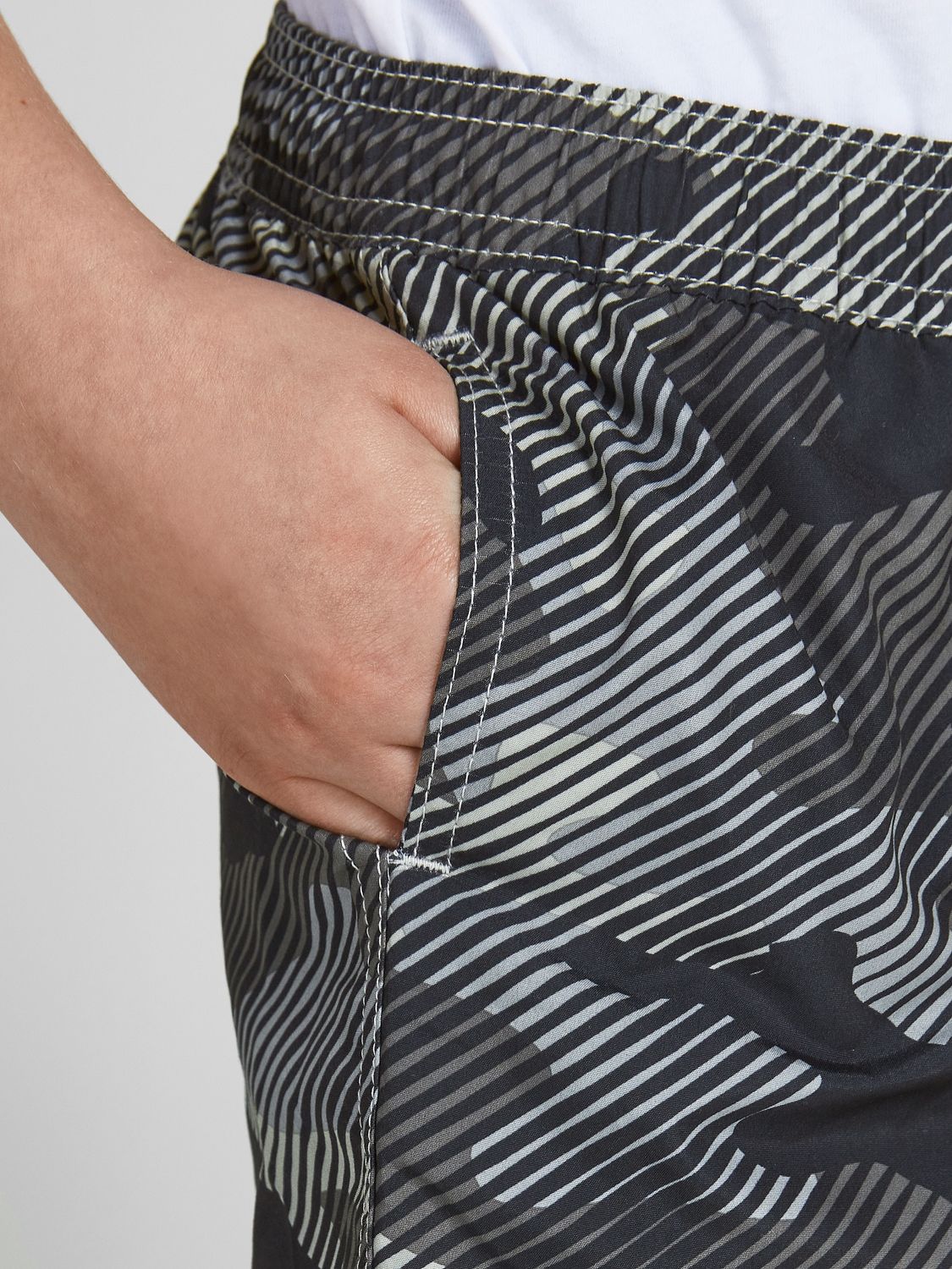 Jack & Jones JPSTCRETE JJSWIM AKM CAMO LOGO LN J - Metal Metal 2900128175049