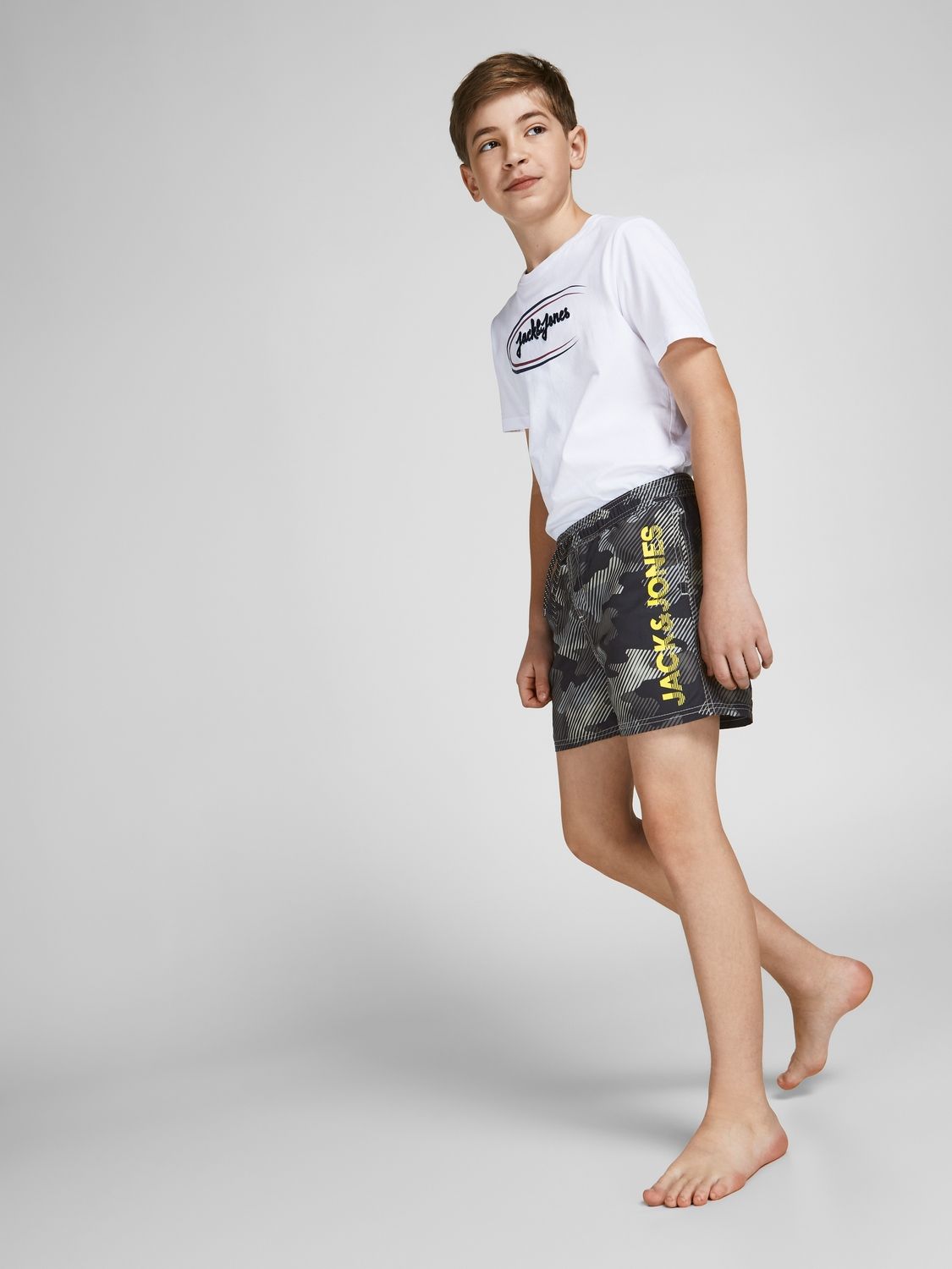 Jack & Jones JPSTCRETE JJSWIM AKM CAMO LOGO LN J - Metal Metal 2900128175049