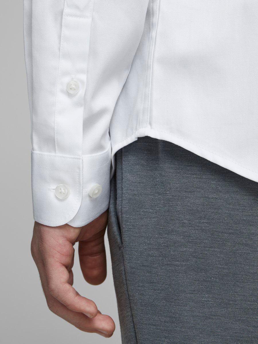 Jack & Jones JPRPARMA SHIRT L/S NOOS JNR - White White 2900128531012 Jack & Jones JPRPARMA SHIRT L/S NOOS JNR - White White 2900128531012