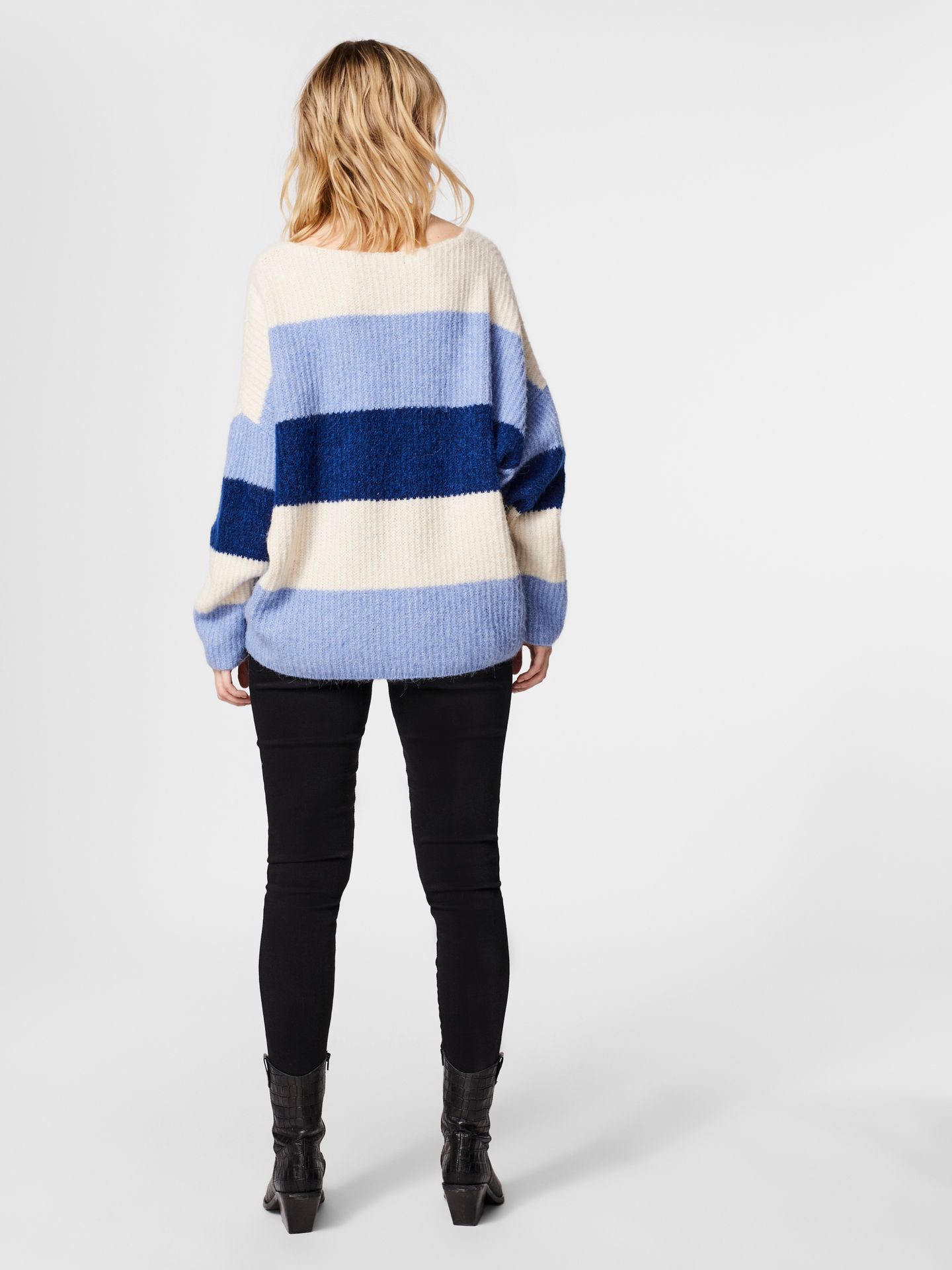 Vero Moda VMJULIE LS V-NECK BLOUSE GA BOO - Grapemist/W. BIR Grapemist/W. BIRCH + SURF THE WEB 2900128534044