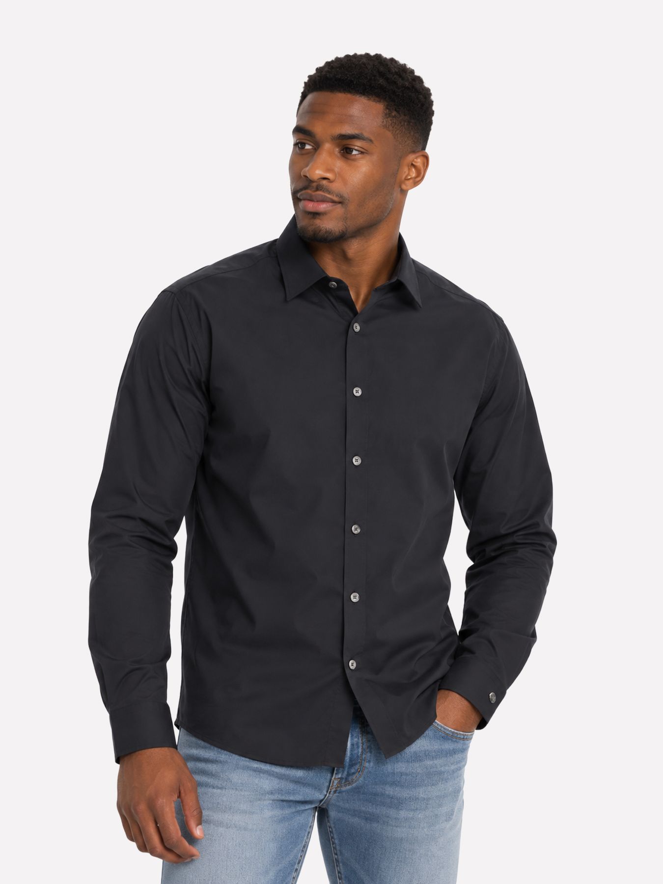 Cast Iron Long Sleeve Shirt Cobra - Black Black 00096095-999