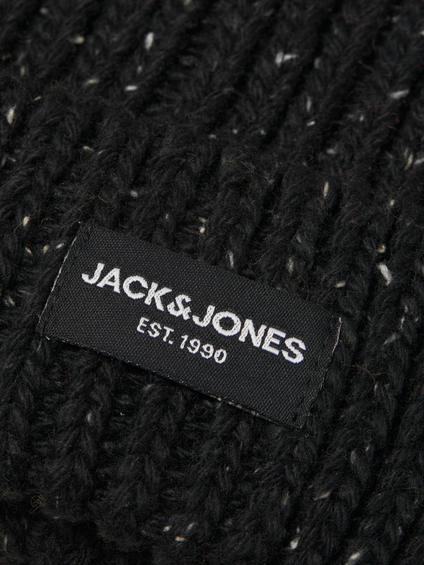 Jack & Jones JACCLIFF NAP BEANIE JNR - Black Black 2900129179015