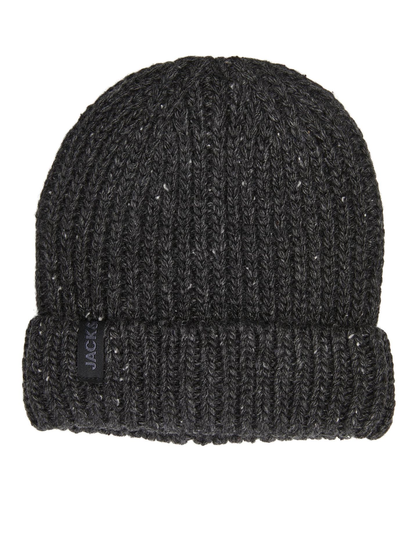 Jack & Jones JACCLIFF NAP BEANIE JNR - Dark Grey Melange Dark Grey Melange 00096328-EKA26011400000710
