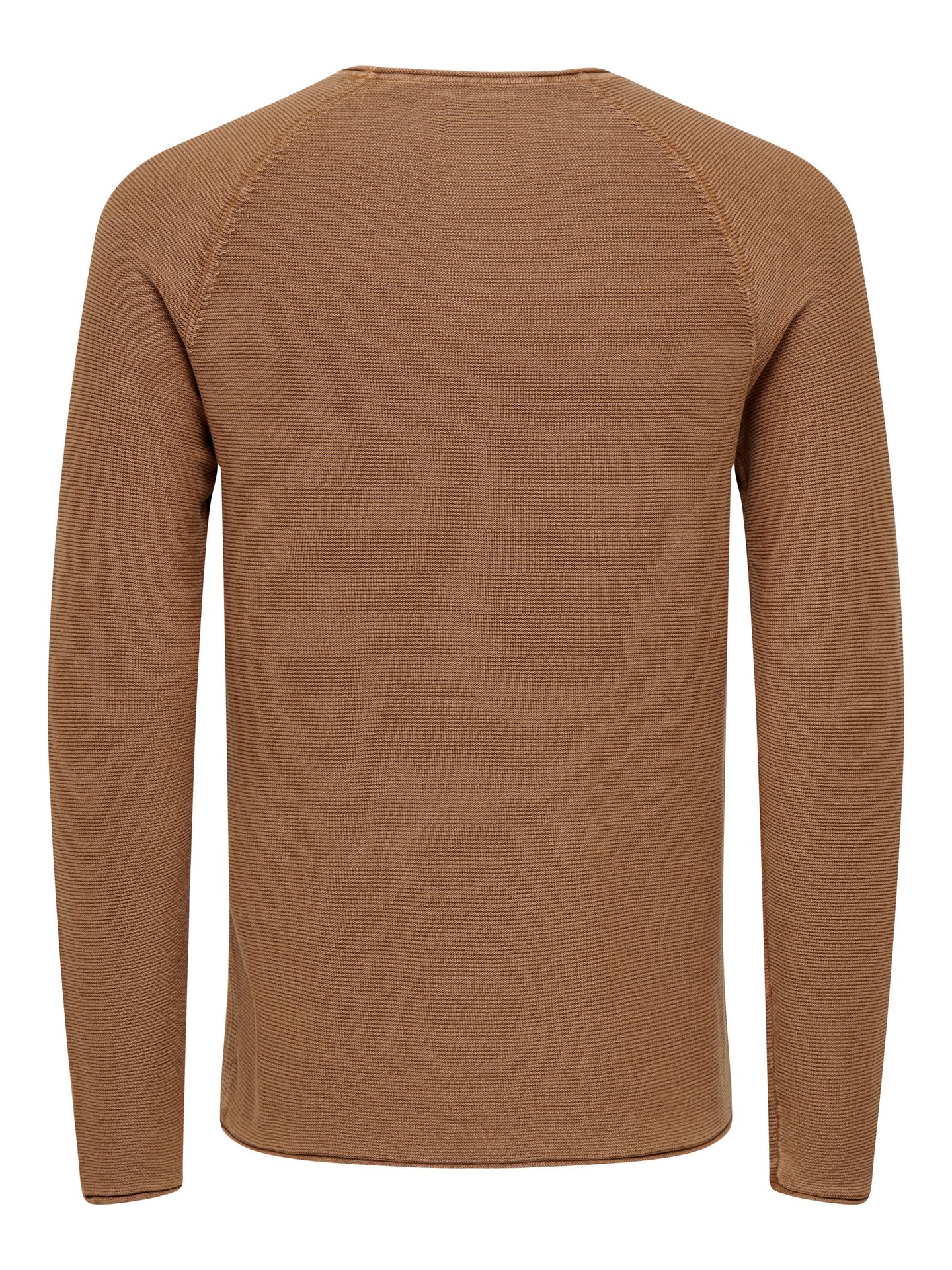 Only & Sons ONSDEXTOR 12 WASH RAGLAN KNIT NOOS - Monks Robe Monks Robe 2900129422036