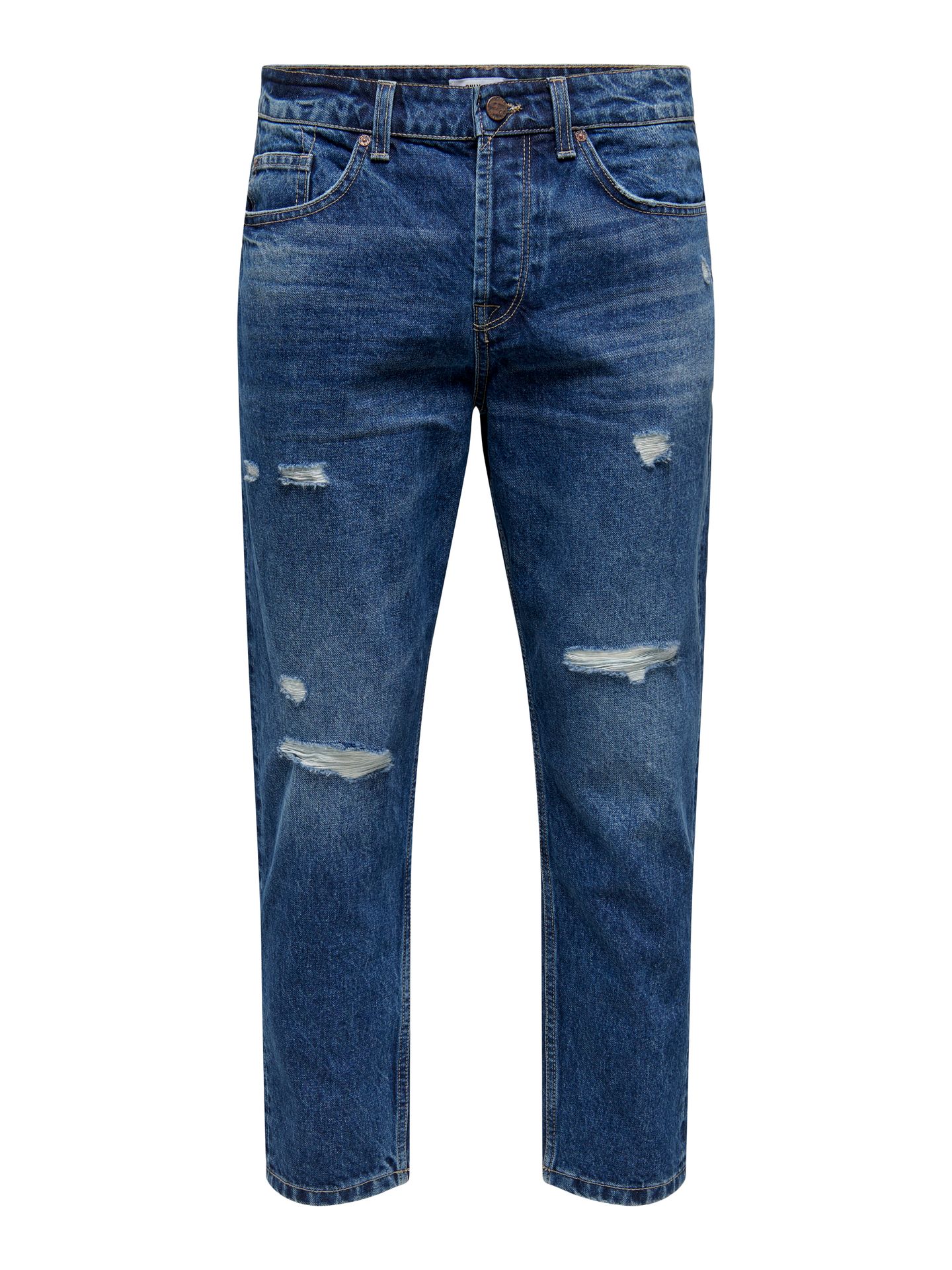 Only & Sons ONSAVI BEAM D. BLUE 2959 JEANS - Blue Denim Blue Denim 00096569-EKA26011400000394