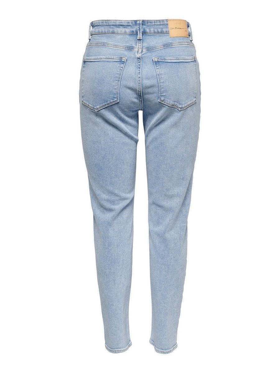 Only ONLEMILY STRETCH HW S A CRO789 NOOS - Light Blue D Light Blue Denim 2900129526116
