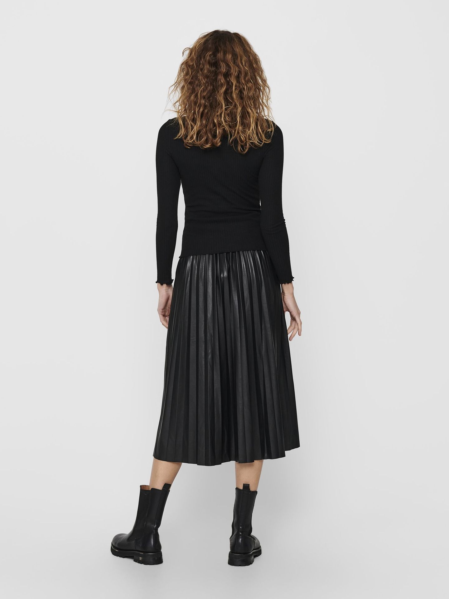 Only ONLEMMA L/S HIGH NECK TOP NOOS JRS - Black Black 2900130160019