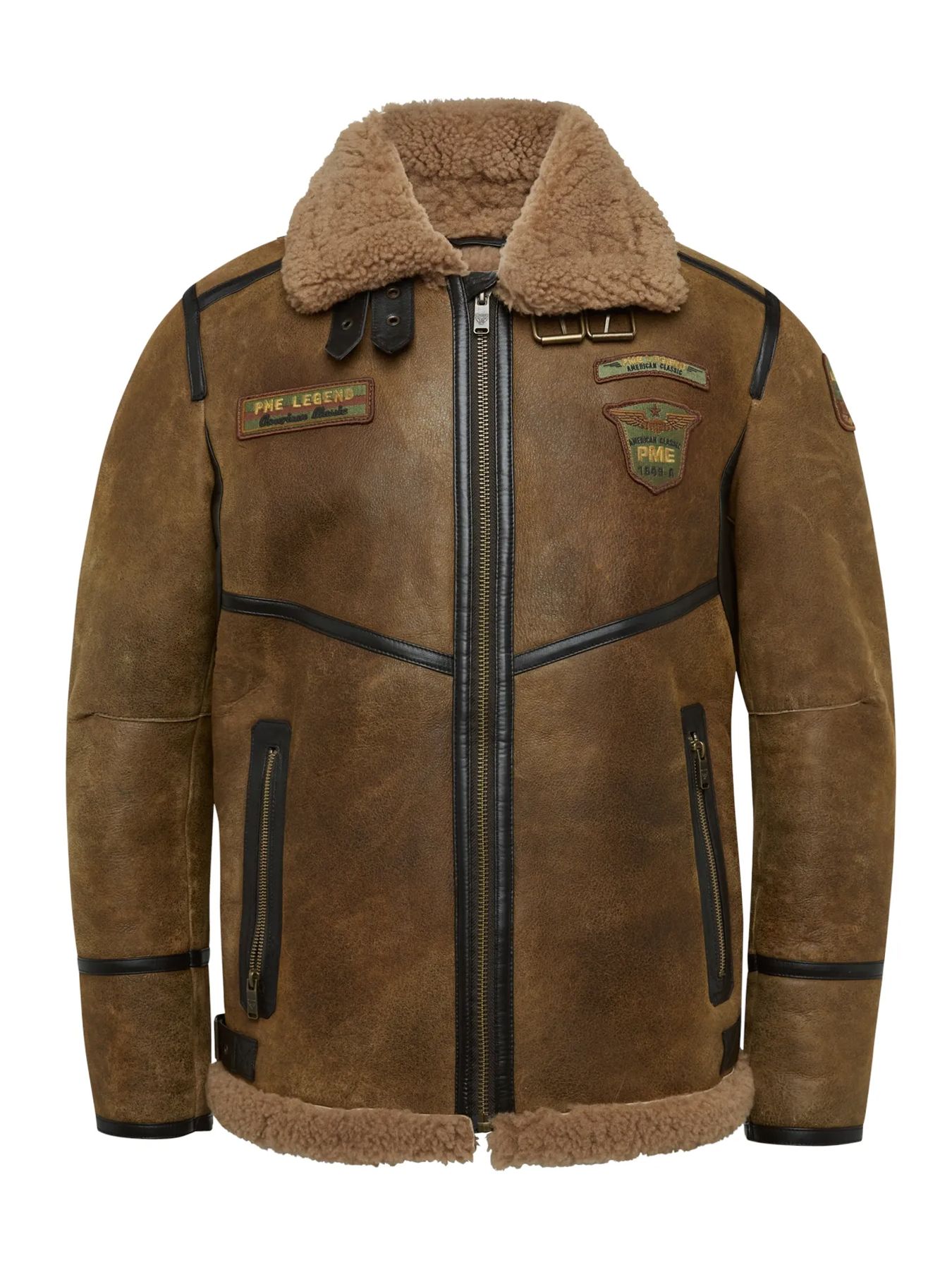 Pme Legend Short jacket LIMITED TURBOPROP Lam - Brown Brown 00097589-769