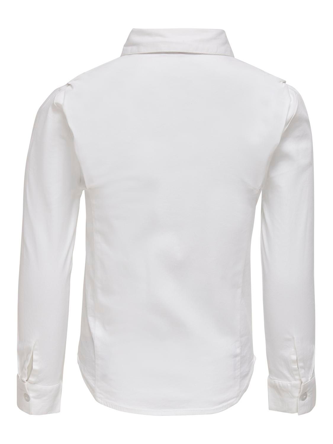 Kids Only KOGMETTE LS SHIRT WVN - White White 2900130824034