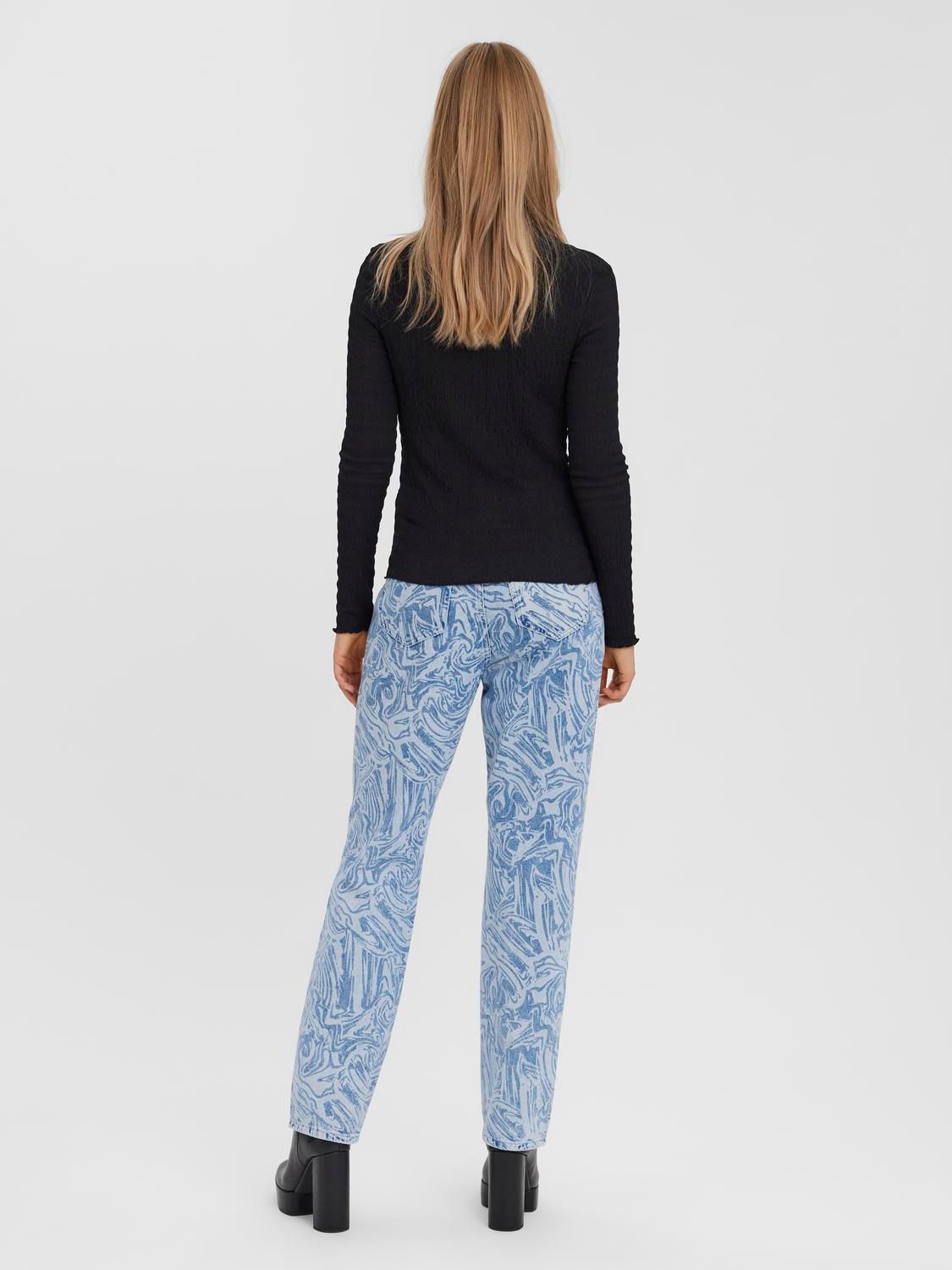 Vero Moda VMNYNNE LS TOP NOOS - Black Black 2900130926059