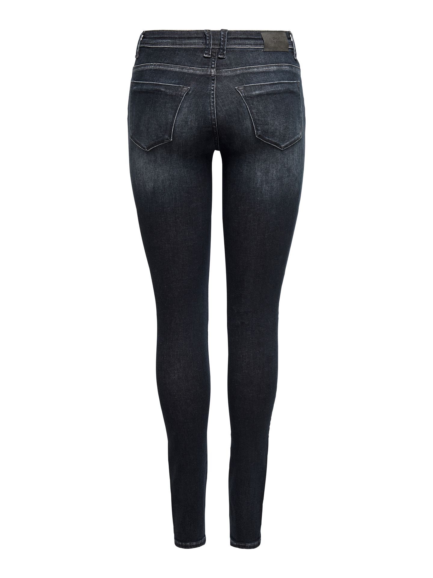 Only ONLSHAPE REG SKINNY REA095 NOOS - Black Denim Black Denim 2900131388108